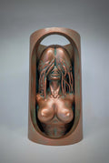 Inspired by H.R. Giger -Sculpture 3D Printed Resin - 10.4 inch (26.5 cm/265mm) Design by Carlito Brigante