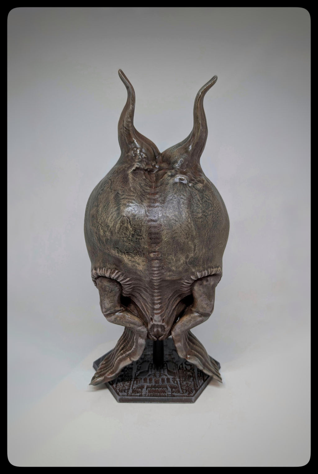 Inspired by H.R. Giger – The Tourist / Height 11.8 in (30 cm) 3D Resin Sculpture