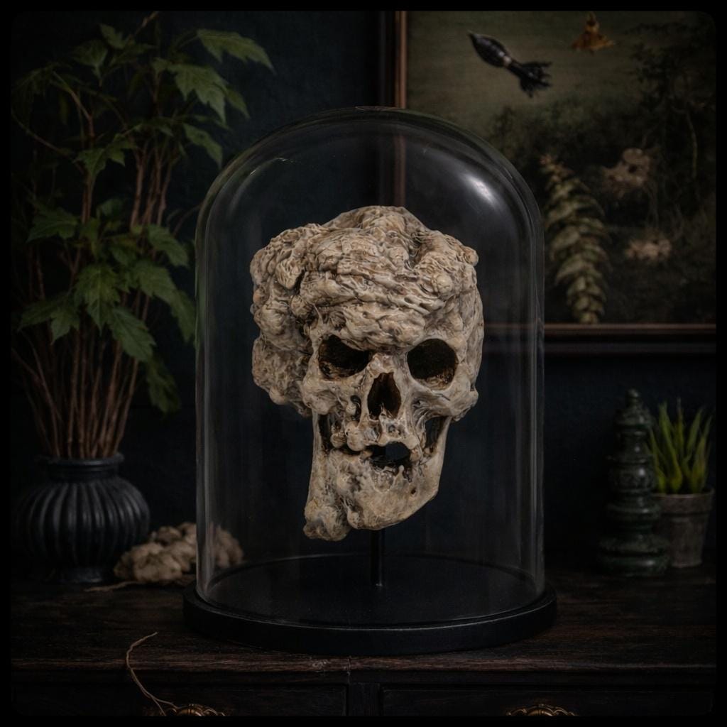 Joseph Merrick Skull 3D Resin Sculpture – 3D Sculpt by Carlito Brigante