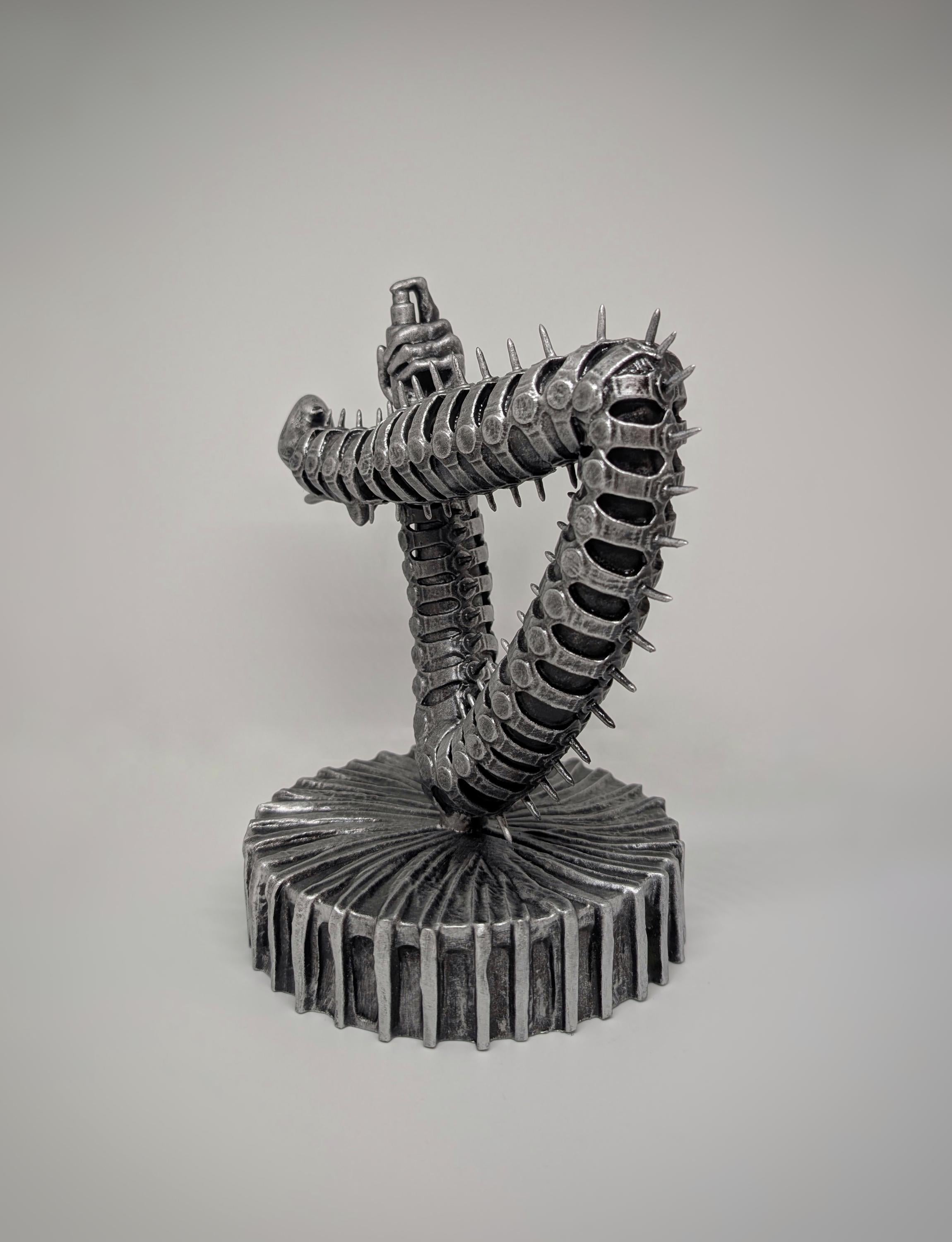 Inspired by H.R. Giger – Virgo Sculpture 3D Resin Height: 9.1 in (23 cm/230mm)