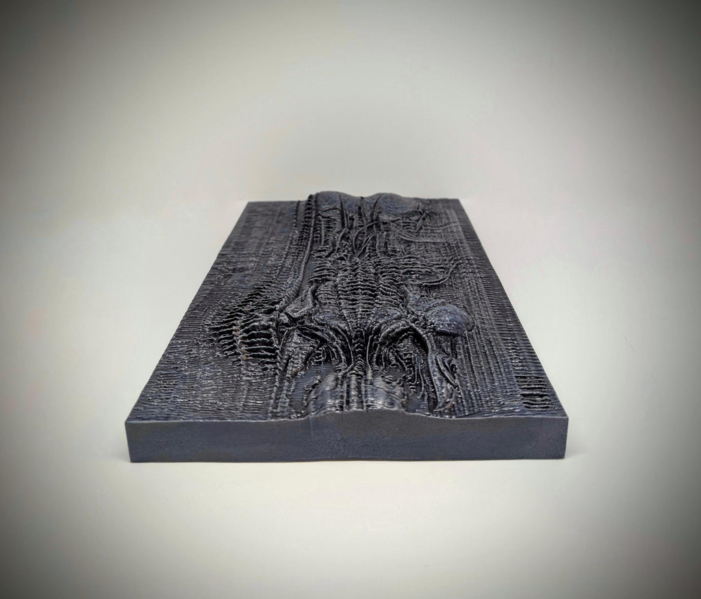 H.R. Giger New York-Inspired 3D Resin Wall Plaque – 11.6 in (29.5 cm / 295 mm)