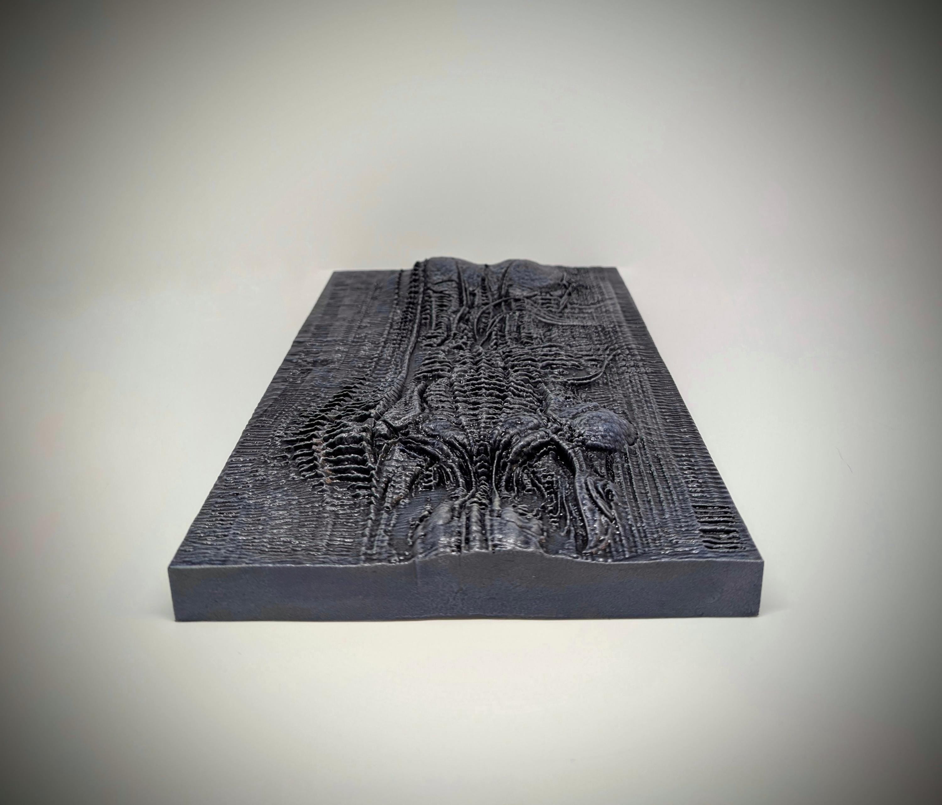 H.R. Giger New York-Inspired 3D Resin Wall Plaque – 11.6 in (29.5 cm / 295 mm)