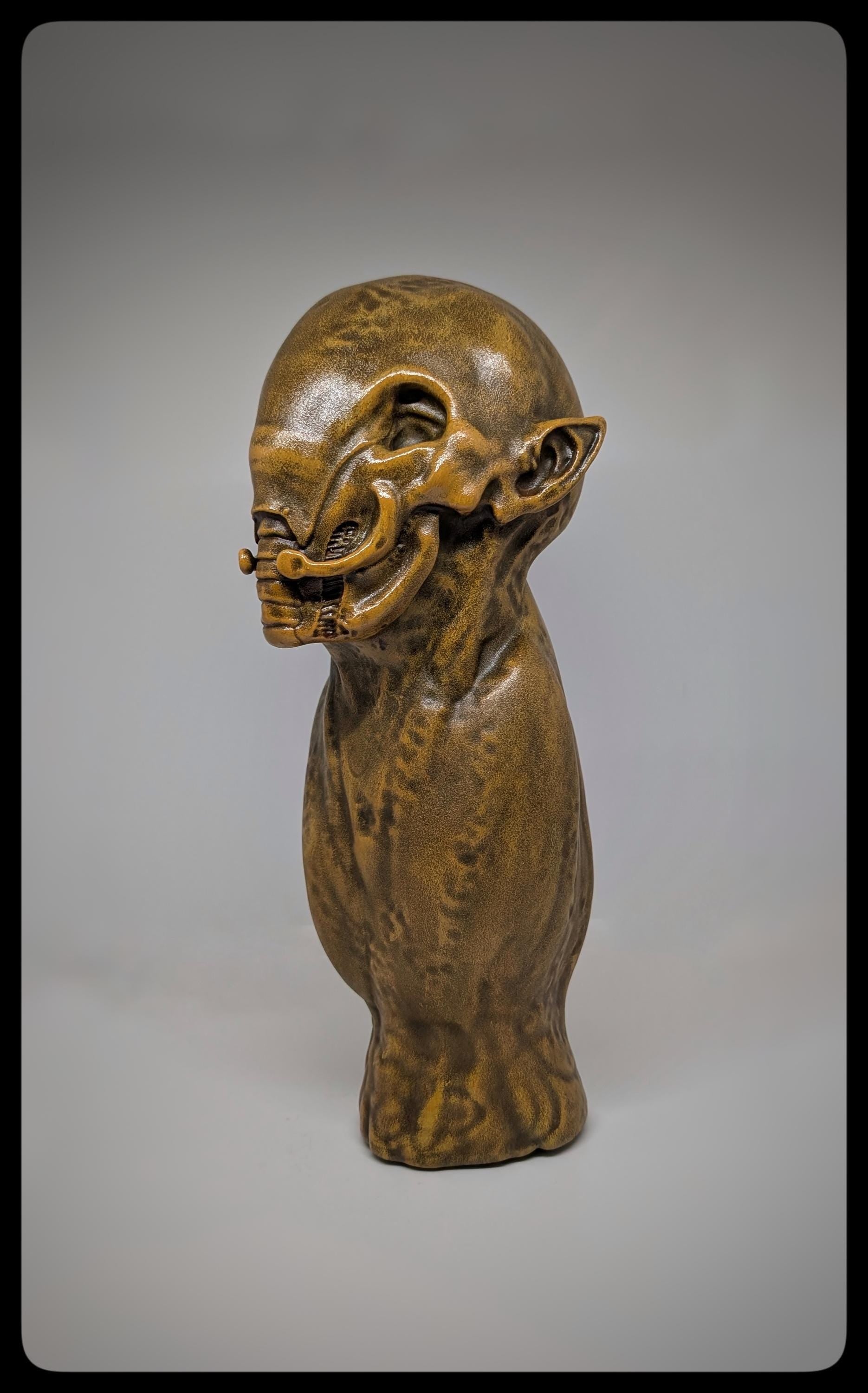 Inspired by H.R. Giger – The Tourist / Height 12.2" (31 cm/310mm) 3D Resin Sculpture