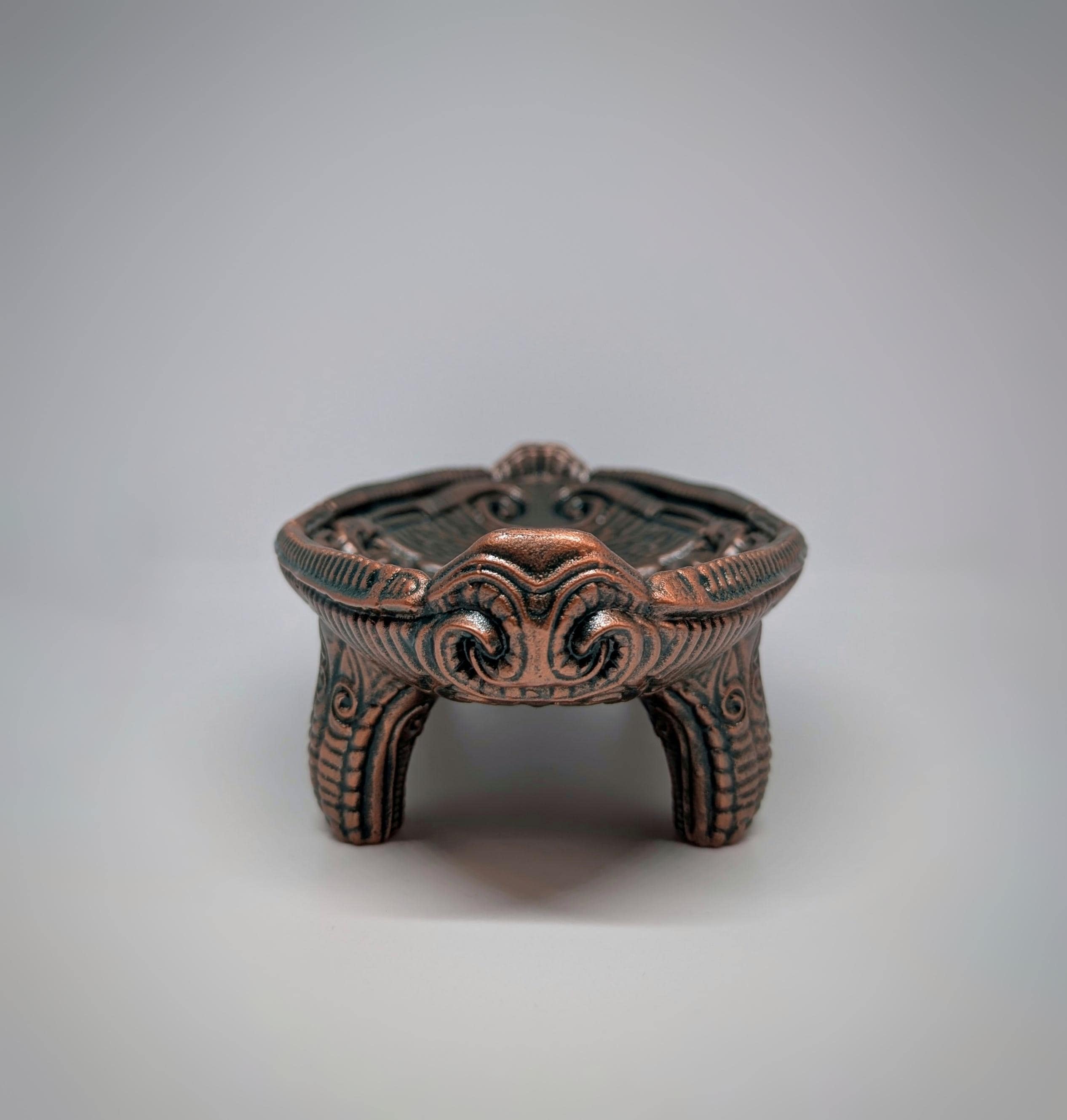 Decorative Tray 3D Resin Sculpture 11in(28 cm) x 5.5in (14 cm)