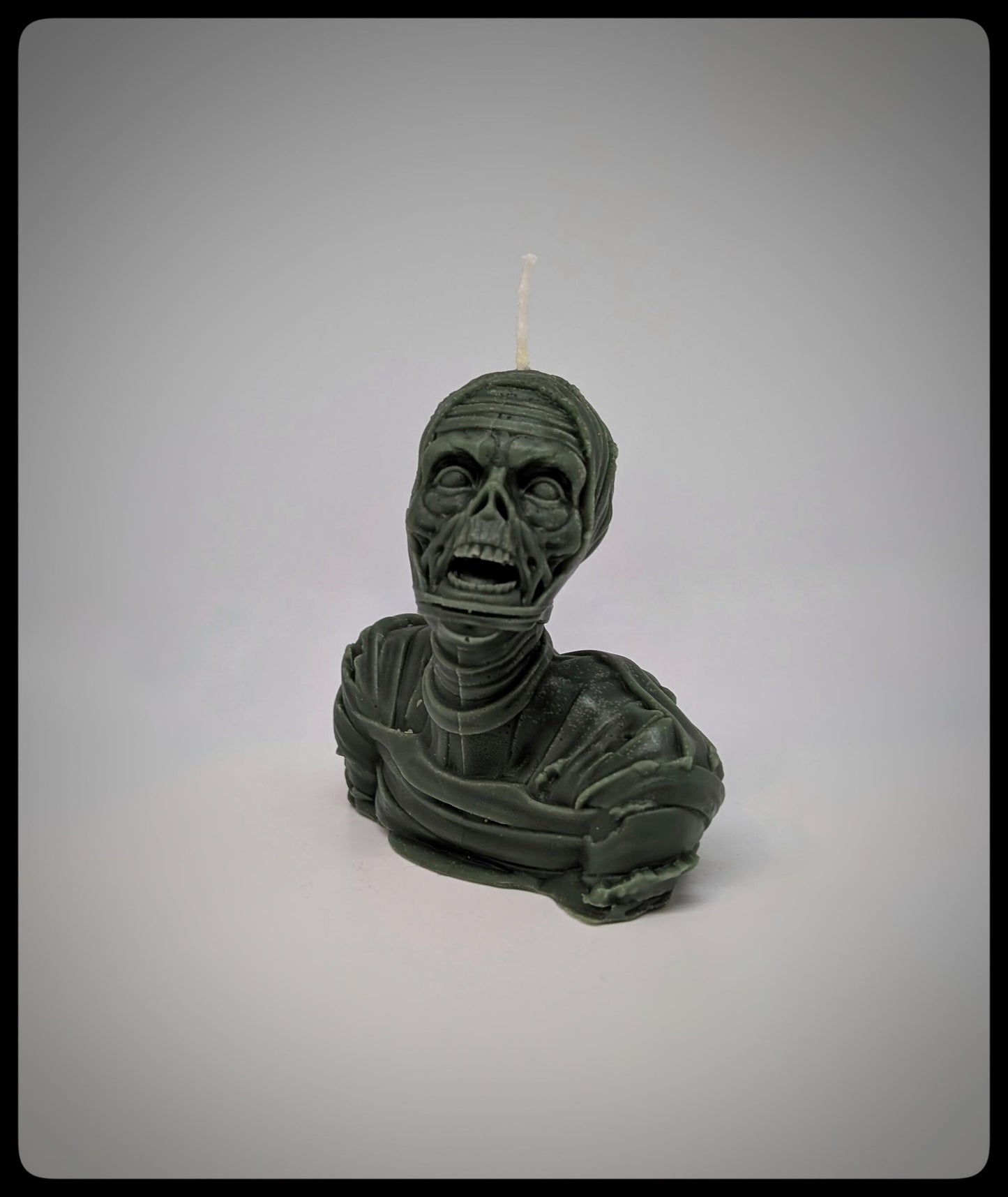 Vegan Mummy Candle -Height 3.74 inches (9.5 cm /95 mm)