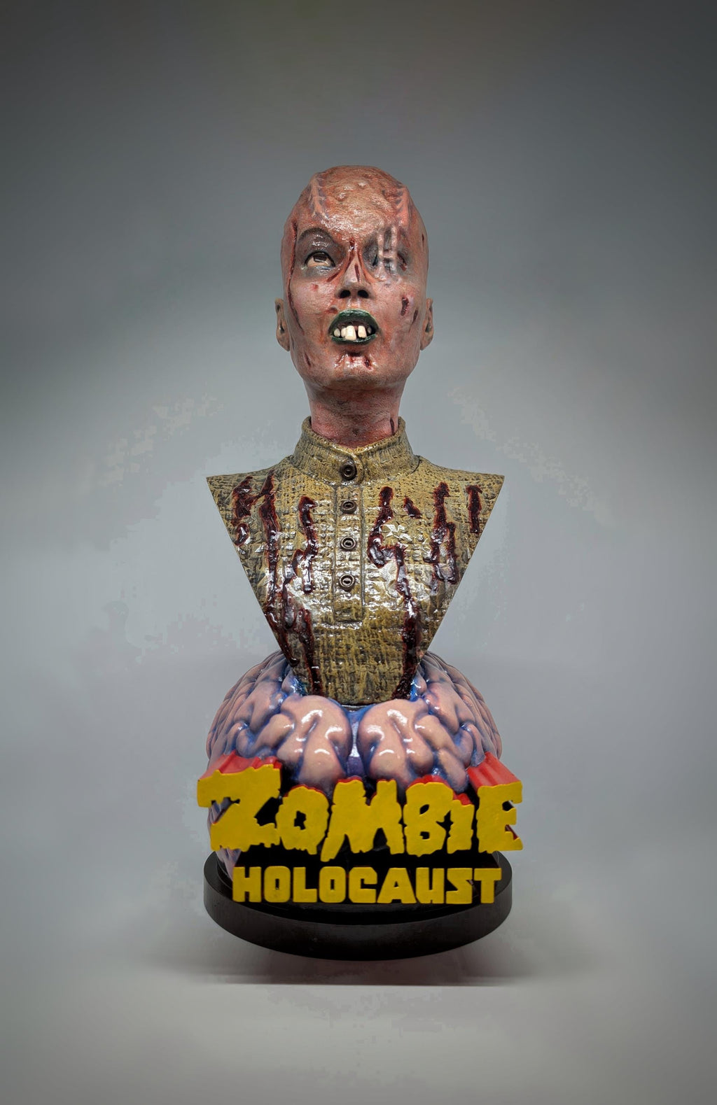 Zombie Holocaust Bust 14.8" (37.5 cm) Hand Painted Resin Horror Collectible