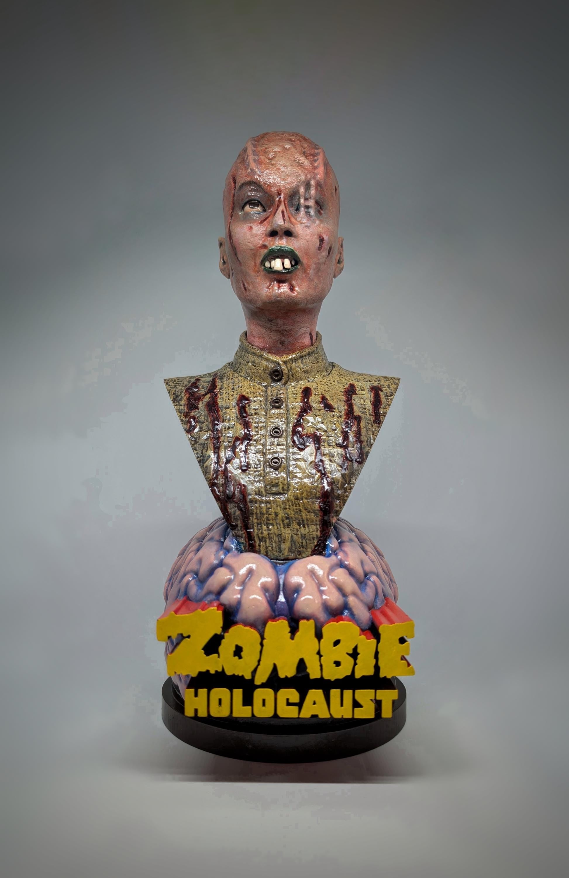 Zombie Holocaust Bust 14.8" (37.5 cm) Hand Painted Resin Horror Collectible