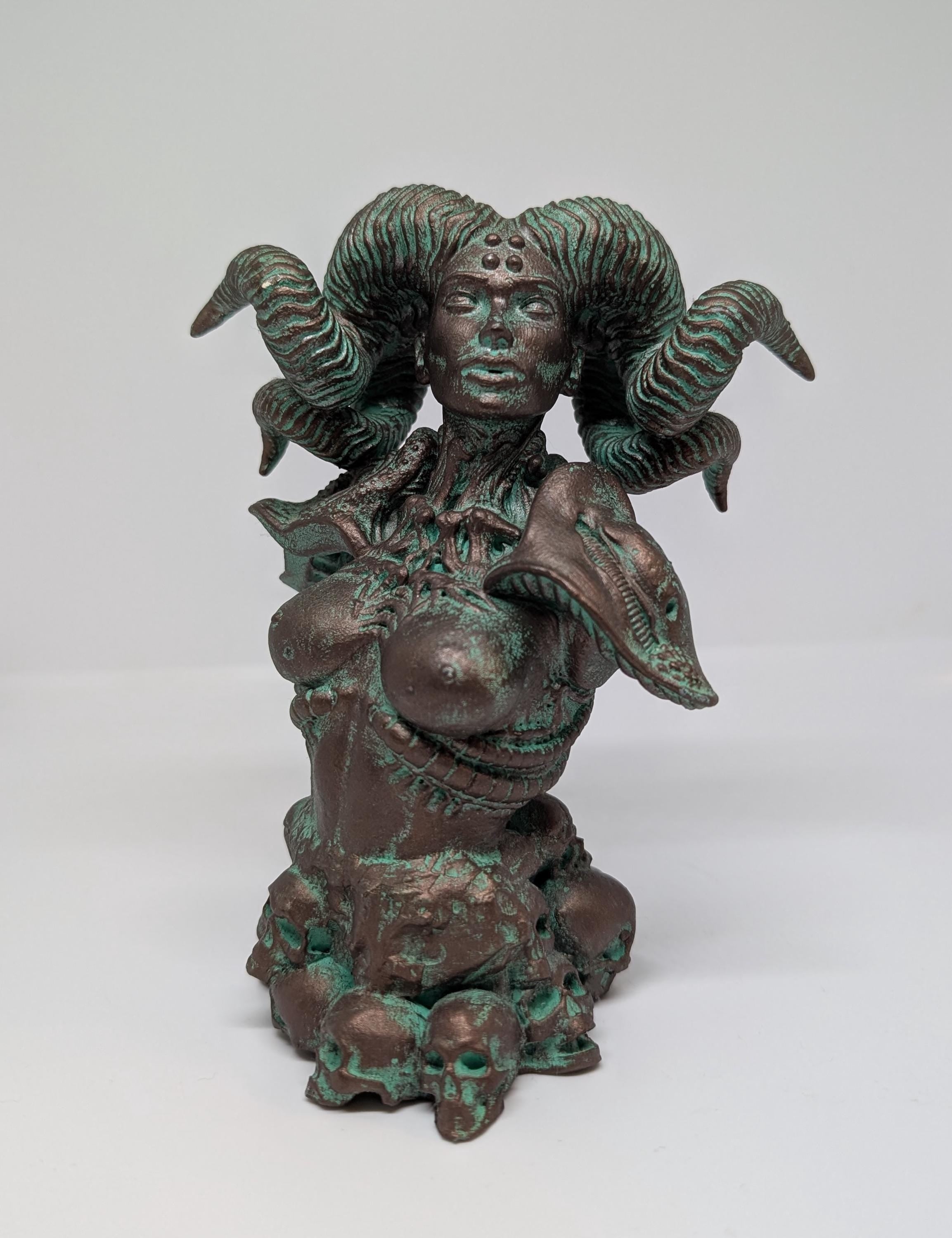 Lilith Mother of Demons 3D Printed Resin Figure – Height 6.5 Inches (16.5 cm)