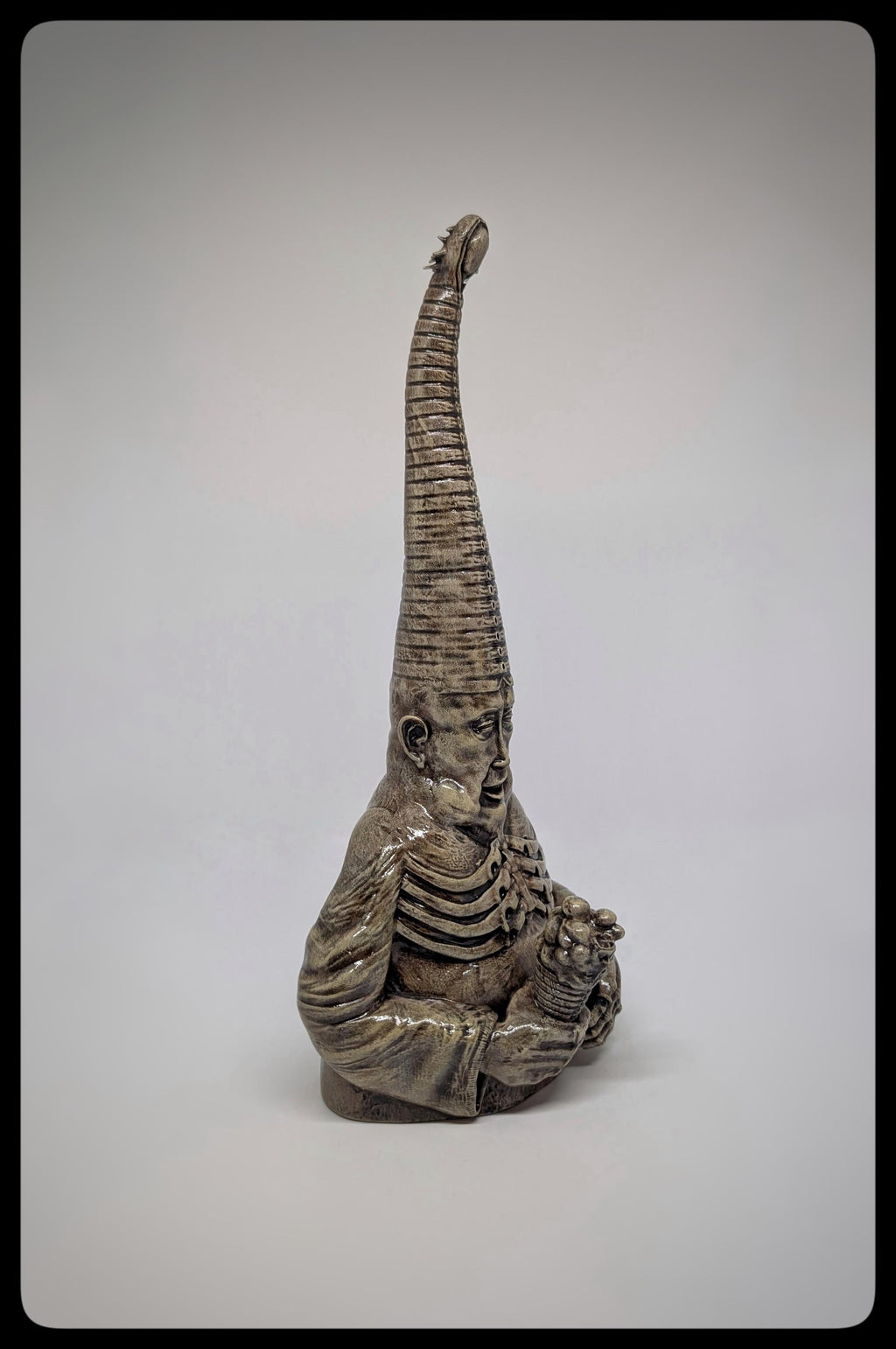 Inspired by H.R. Giger A. Crowley 3D Resin Sculpture 11.8in (30 cm/300 mm)