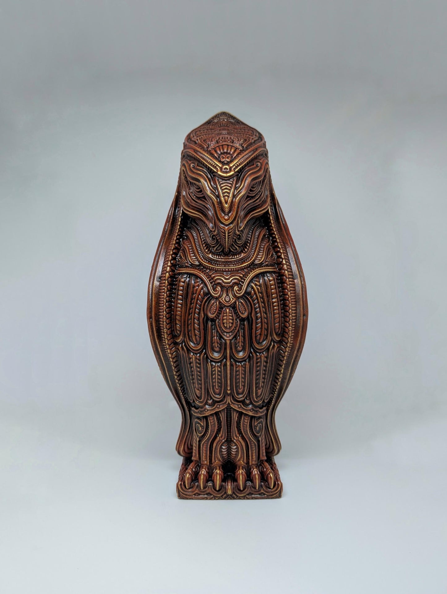 Falcon 3D Resin Sculpture / Height 13.2 in (33.5 cm / 335 mm) / Design by Zane Rogers