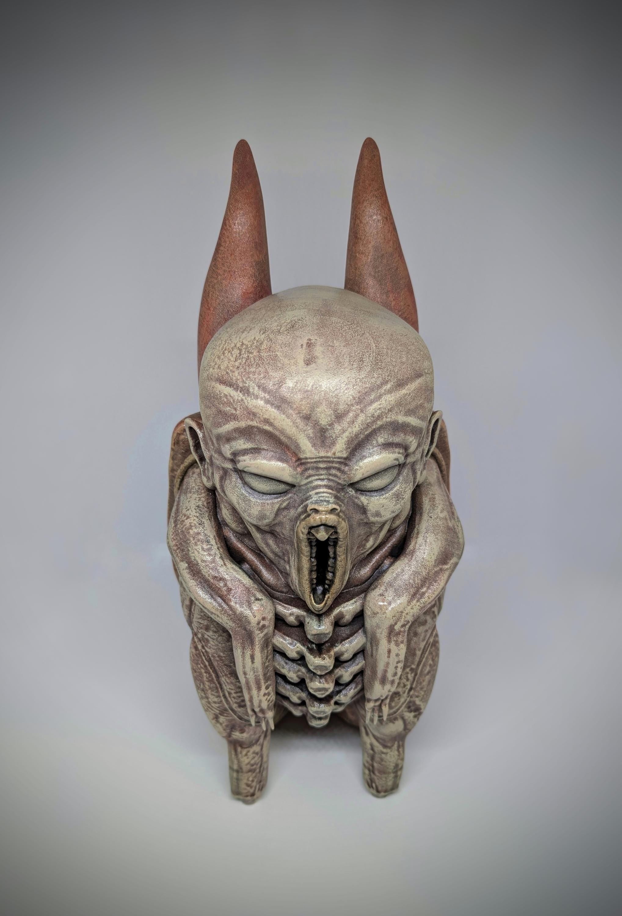 Inspired by H.R. Giger – The Tourist / Height 13.4 in (34 cm/340mm) 3D Resin Sculpture