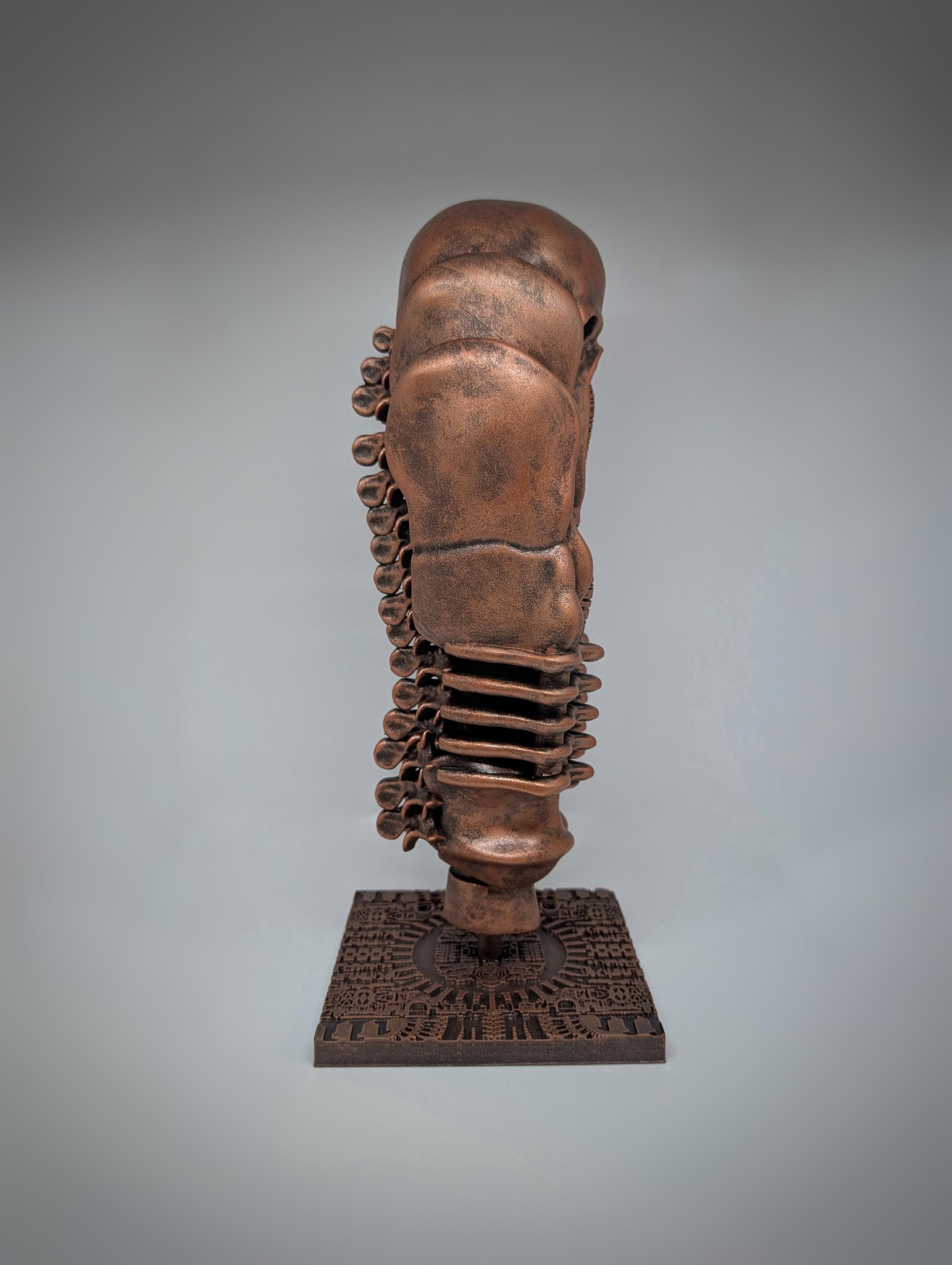 Inspired by H.R. Giger Harkonnen Table Leg – Height 13.8in (35cm / 350mm)/ 3D Resin /Design by Carlito Brigante