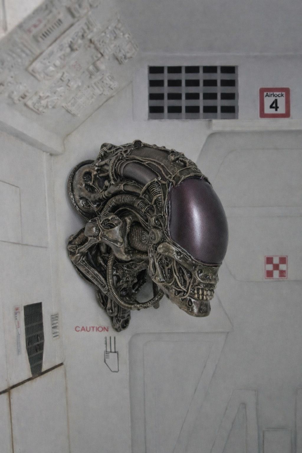 Inspired by H.R. Giger Alien Hybrid – 3D Resin Wall Sculpture 11.2" (28.5cm)