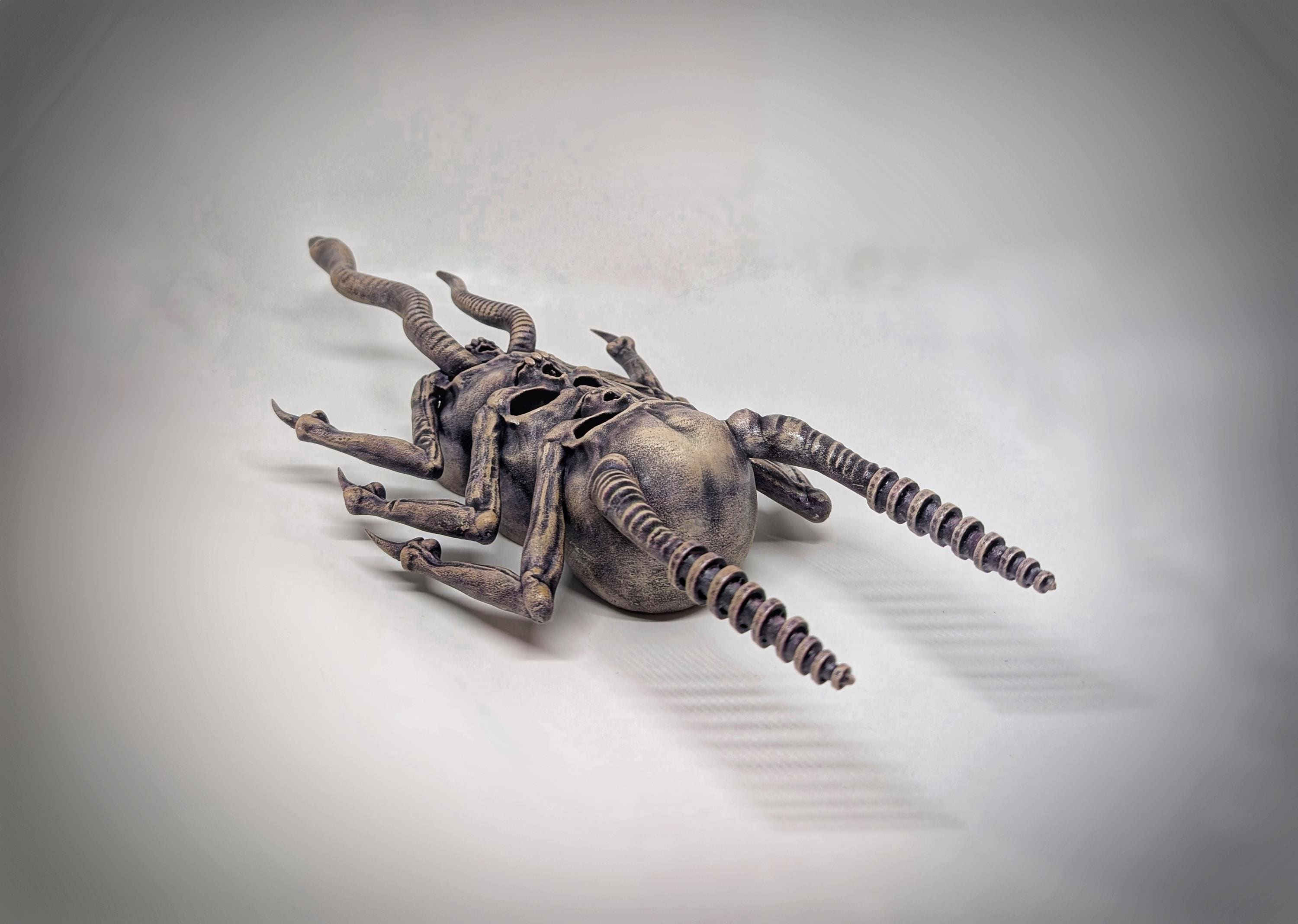 Inspired H.R. Giger Li II Spider Skull Detail /3D/ 14,37"              (36,5cm/365mm)