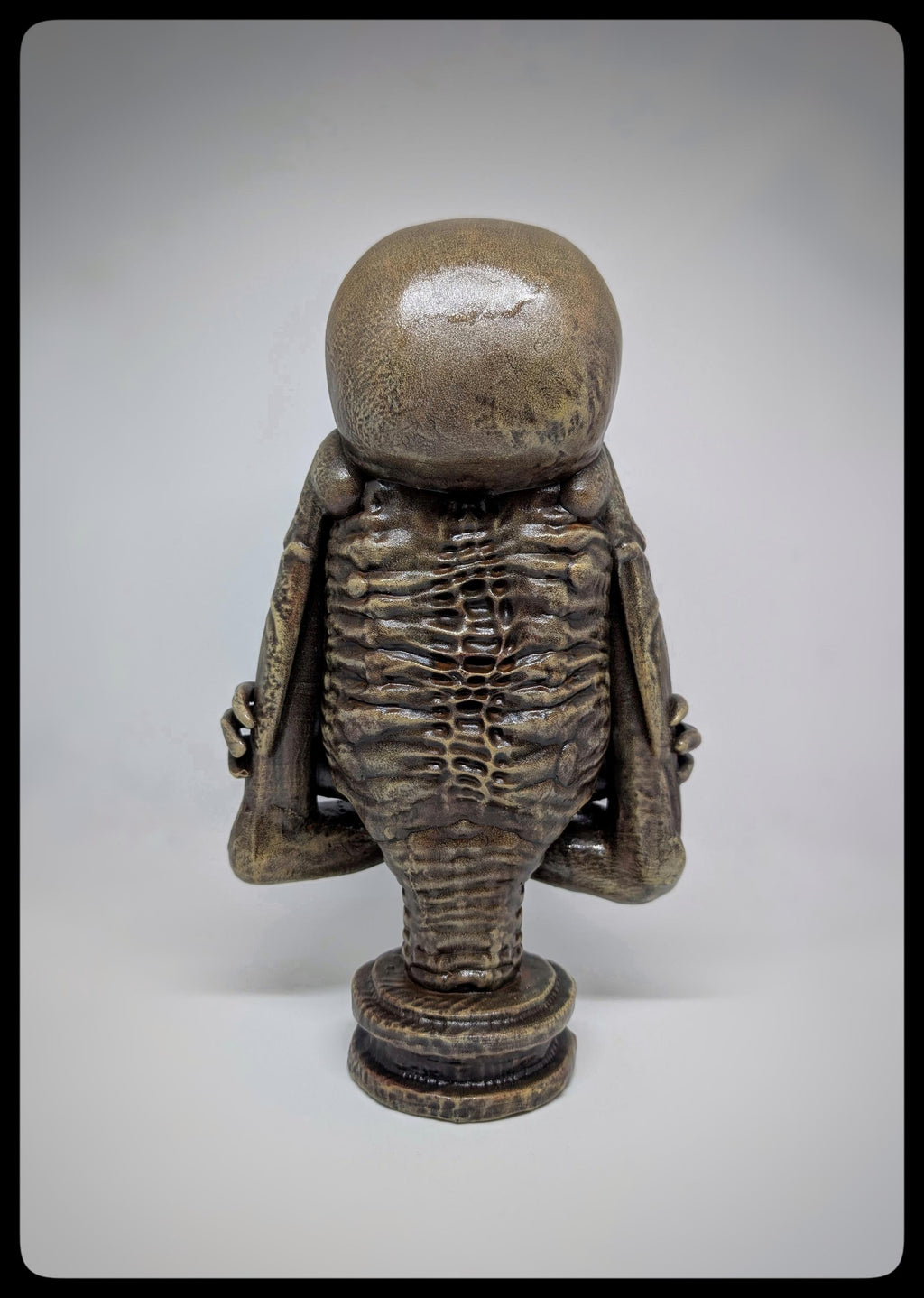 Inspired H.R. Giger Biomechanoid 3D Resin Sculpture Height 11in (28cm/280 mm)