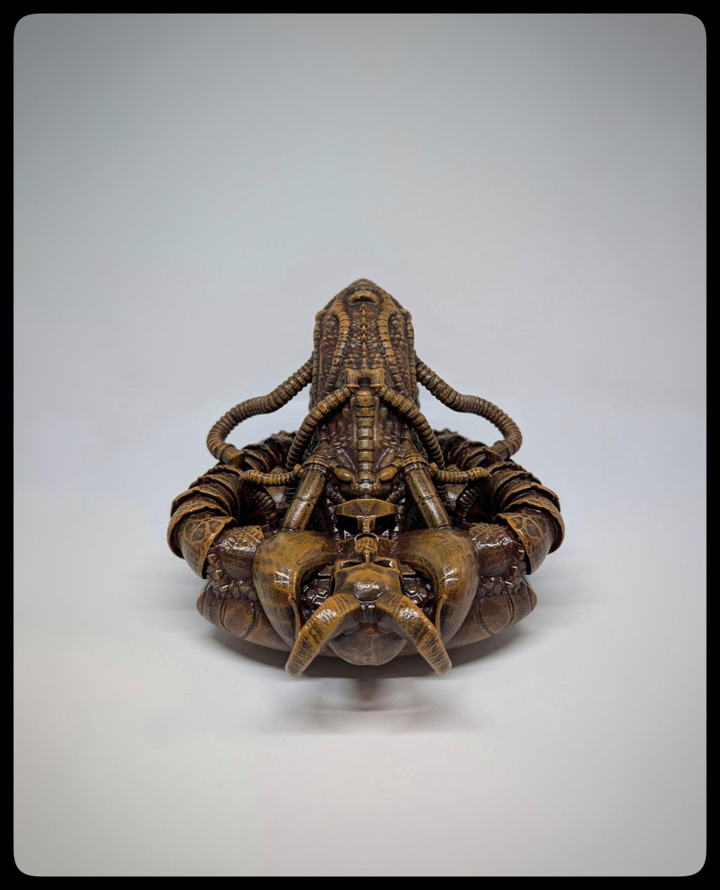 Dragon Alien Wall Sculpture 3D Resin Length 9.4 inches (24 cm/240 mm)