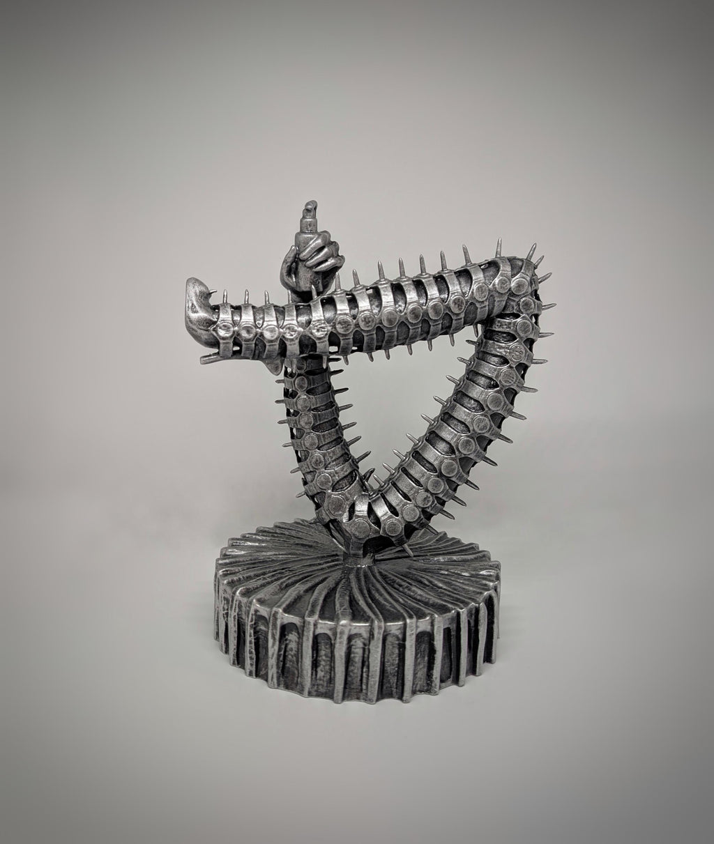 Inspired by H.R. Giger – Virgo Sculpture 3D Resin Height: 9.1 in (23 cm/230mm)