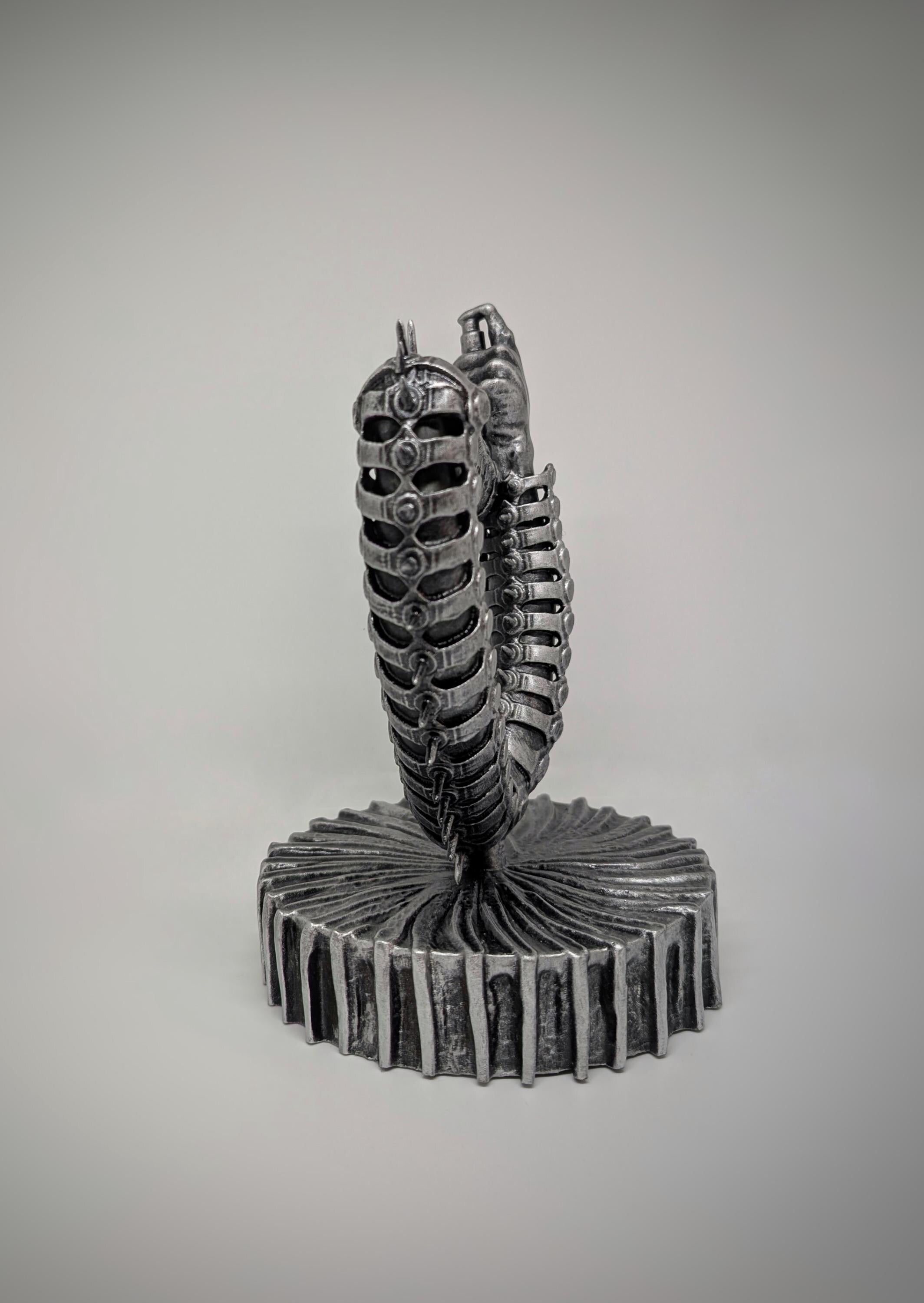 Inspired by H.R. Giger – Virgo Sculpture 3D Resin Height: 9.1 in (23 cm/230mm)