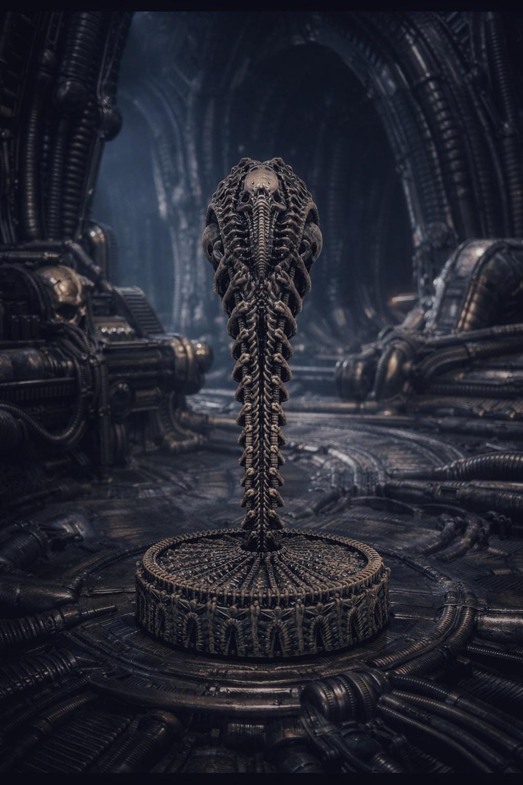 Ancient One – Biomechanical Art Figurine 3D Printed Resin 10.04" (25,5cm)