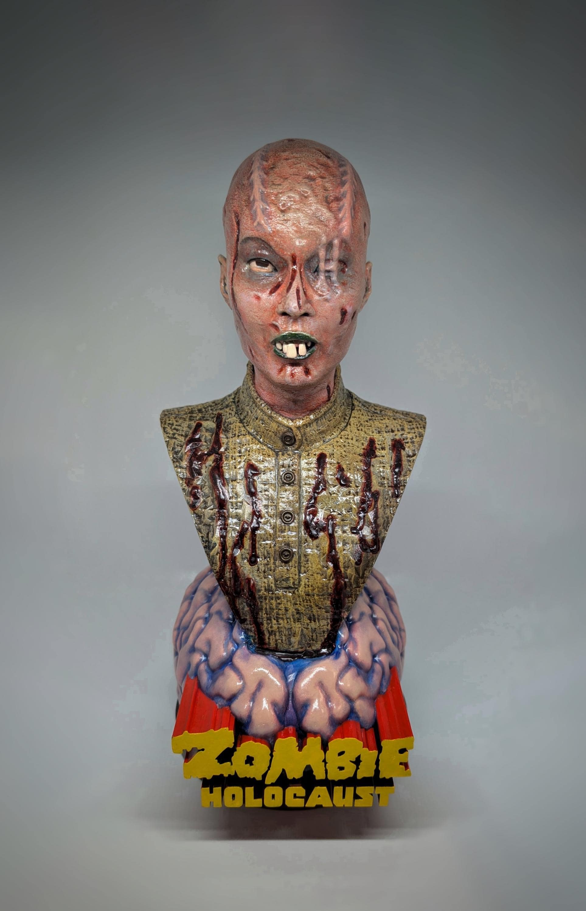 Zombie Holocaust Bust 14.8" (37.5 cm) Hand Painted Resin Horror Collectible