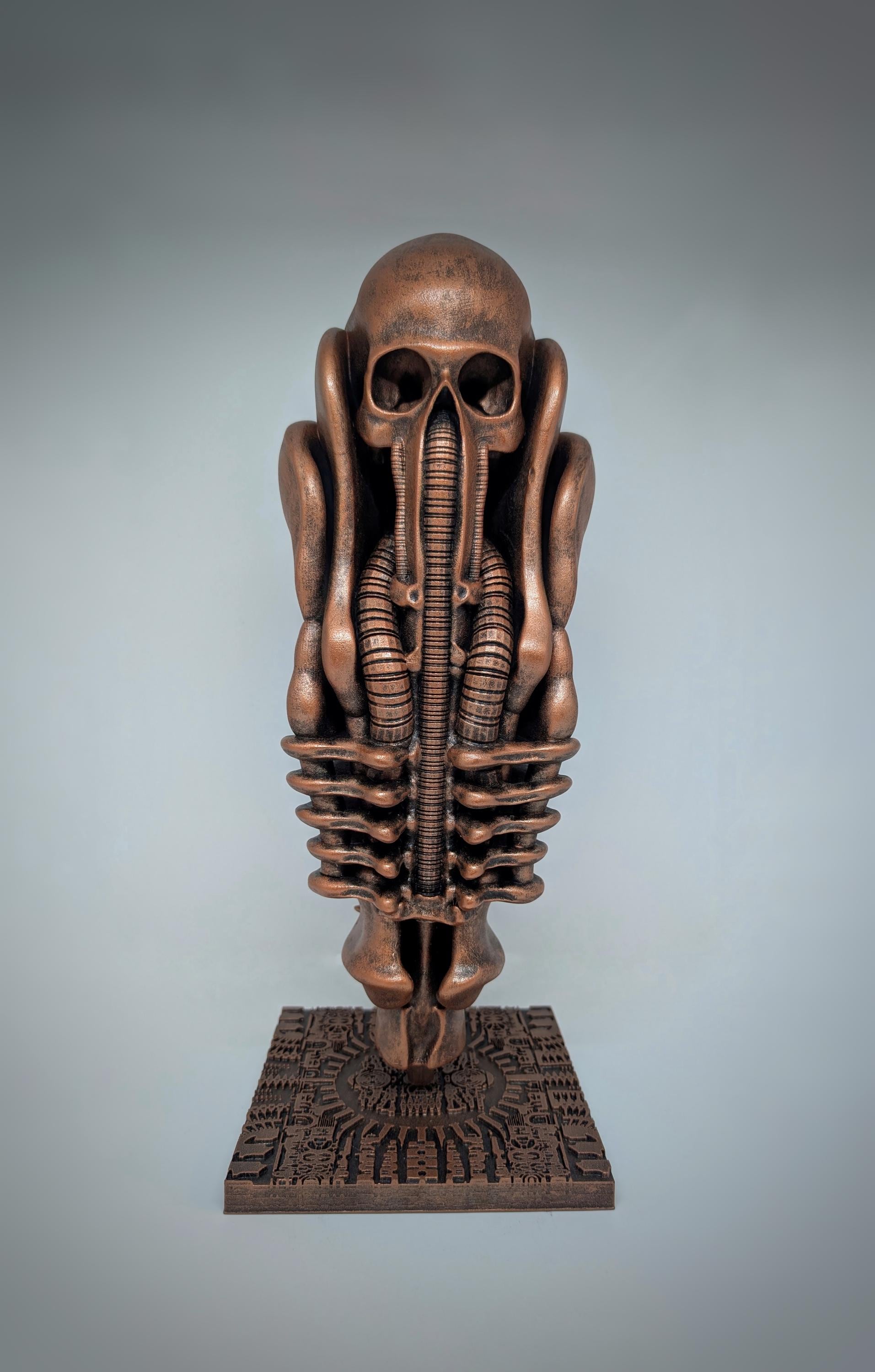 Inspired by H.R. Giger Harkonnen Table Leg – Height 13.8in (35cm / 350mm)/ 3D Resin /Design by Carlito Brigante