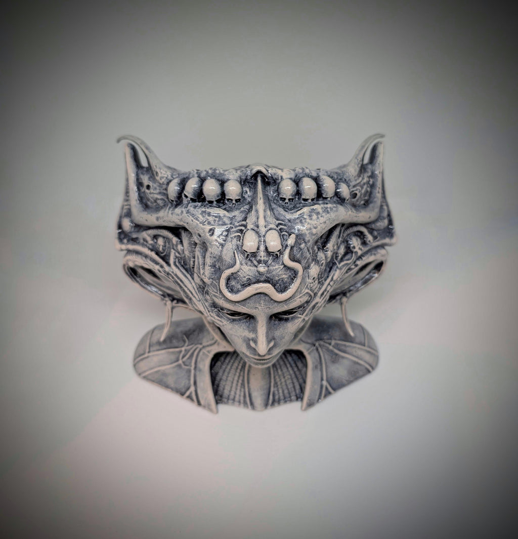 Inspired H.R. Giger Li II Sculpture / Height 6.50 in (16.5 cm) / 3D Resin