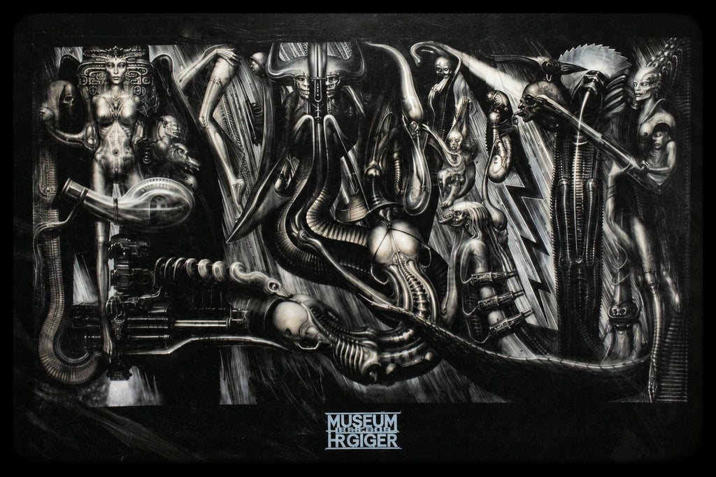 Inspired by H.R. Giger - Anima Mia 3D Resin Sculpture Height 11.4in (29 cm/290mm)