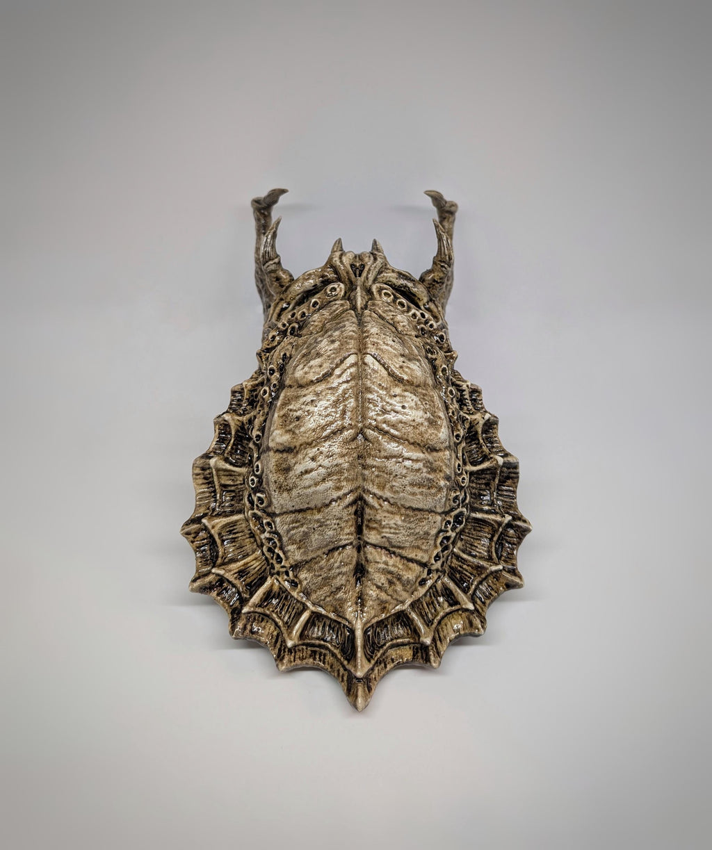 Predator Skull Trophy Sculpture 3D Resin 10.2 inches (26 cm) x 6.3 inches (16 cm)