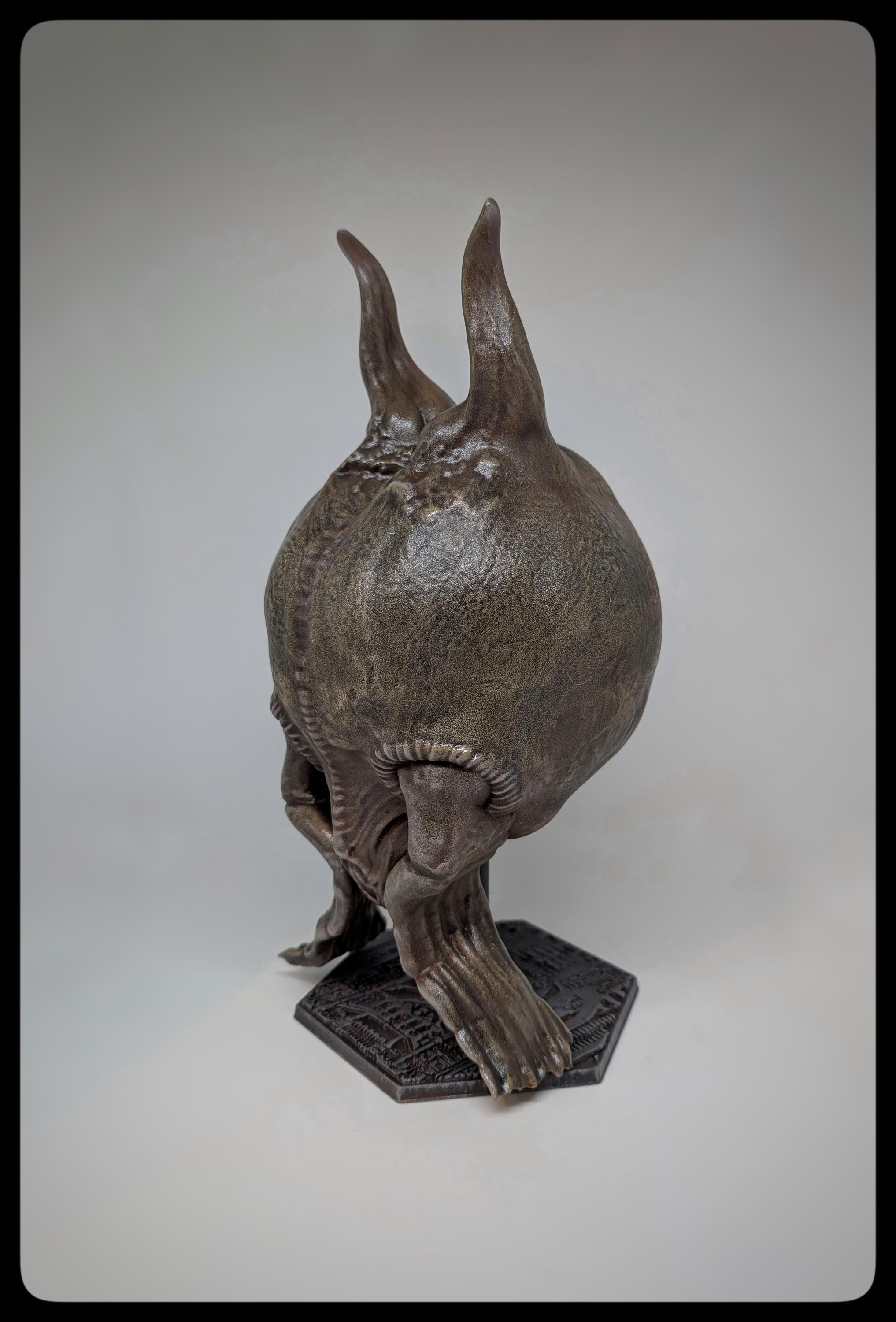 Inspired by H.R. Giger – The Tourist / Height 11.8 in (30 cm) 3D Resin Sculpture