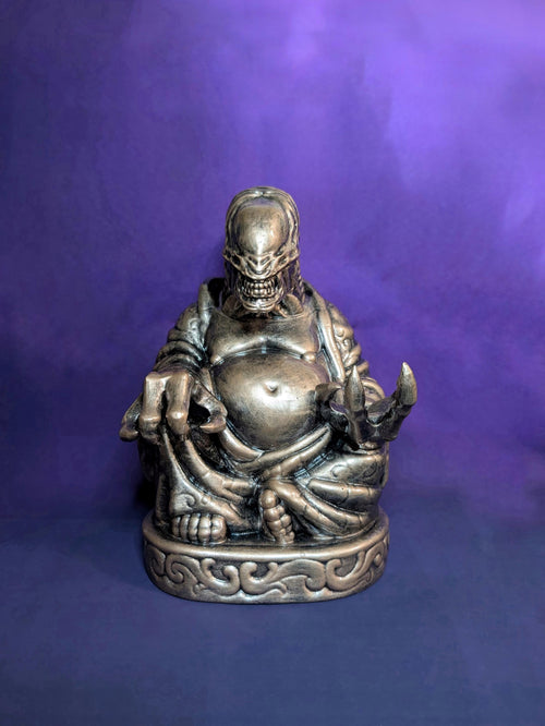 Alien Xenomorph Buddha 3D Resin Statue 8.66 in (22 cm / 220 mm) Height