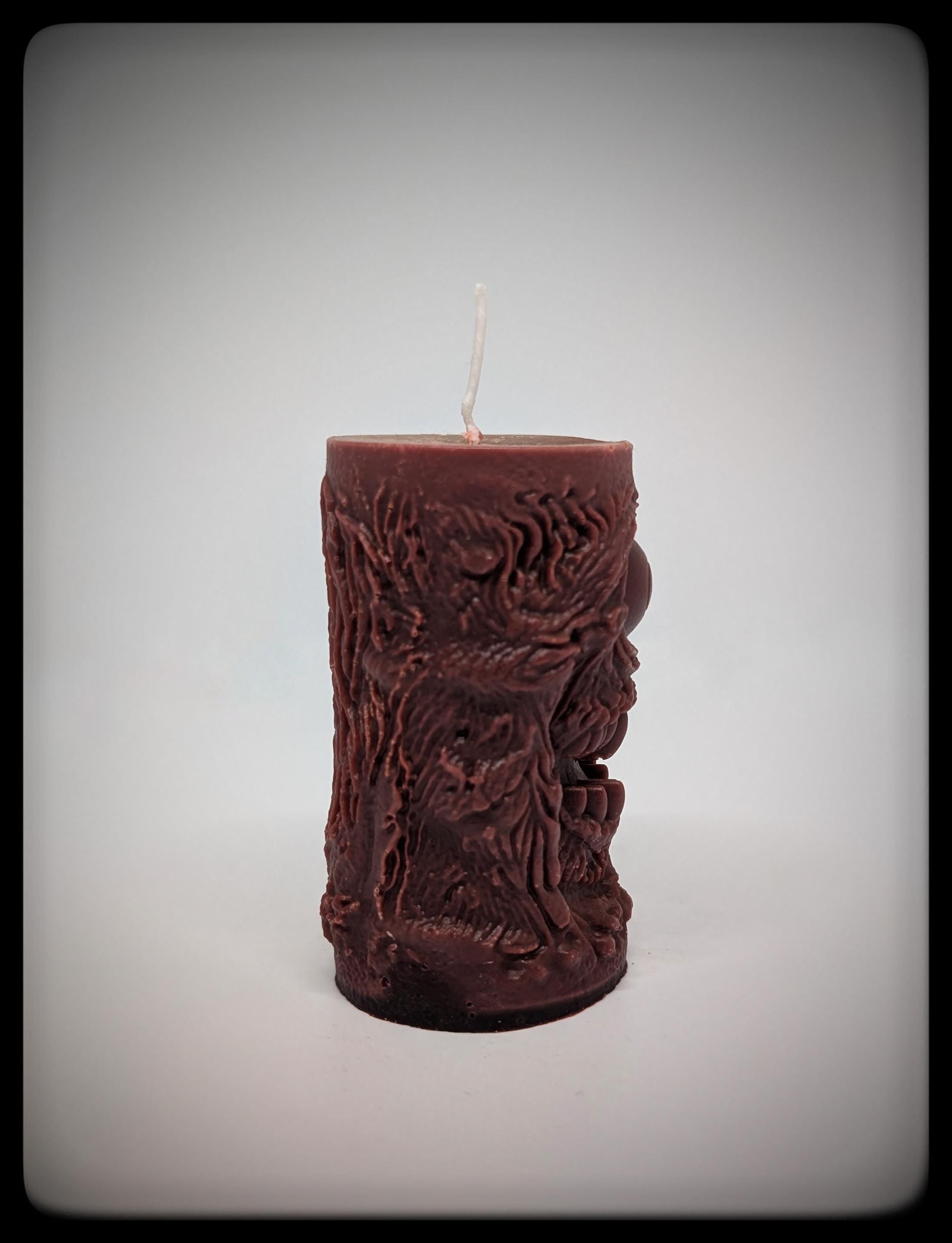 One-Eyed Monster Candle, Height 3.54 in (9 cm)  Dark Art Gothic /Sci-Fi Decor
