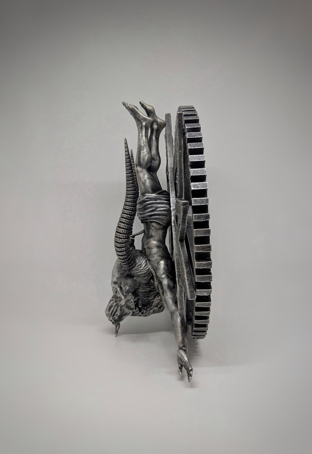 Inspired by H.R. Giger Baphomet  Wall Sculpture Height 10.2" (26 cm/260 mm)