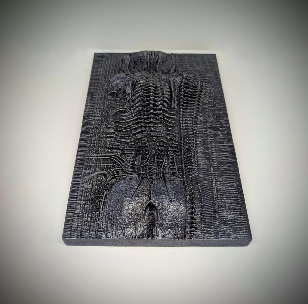 H.R. Giger New York-Inspired 3D Resin Wall Plaque – 11.6 in (29.5 cm / 295 mm)