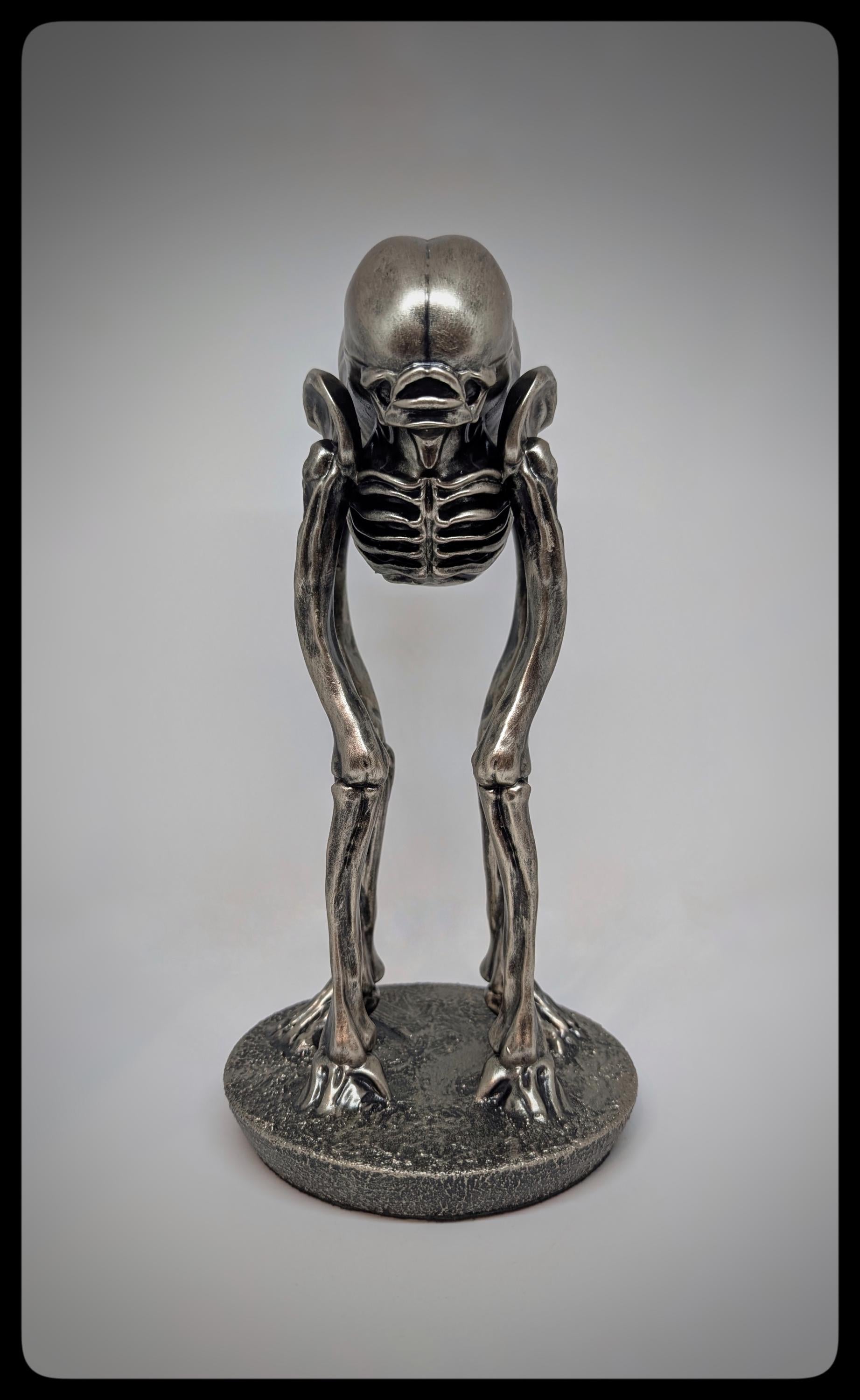 Inspired by H.R. Giger - Bambi Alien / 3D Resin/ Height 11.8" (30 cm/300mm)