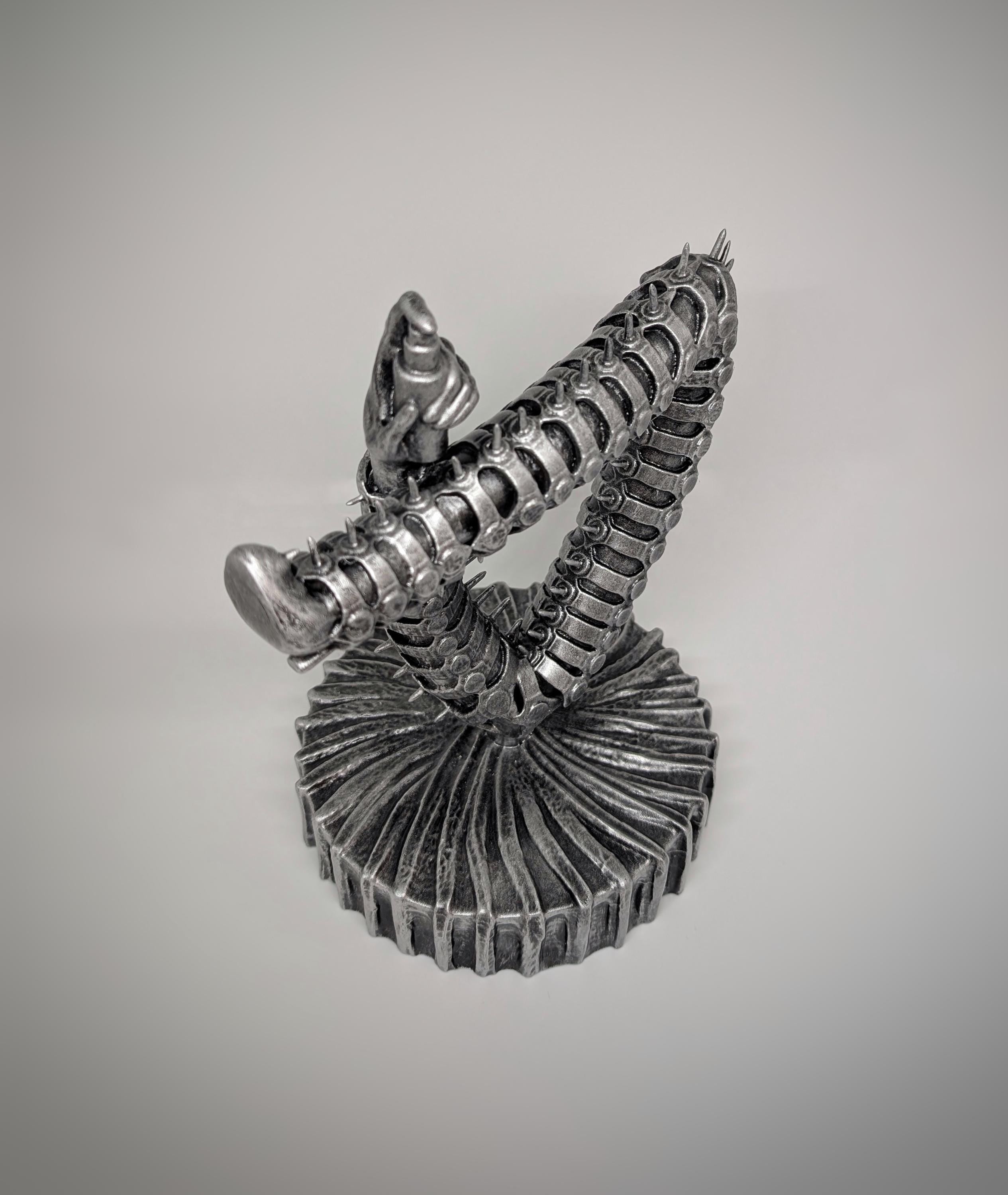 Inspired by H.R. Giger – Virgo Sculpture 3D Resin Height: 9.1 in (23 cm/230mm)