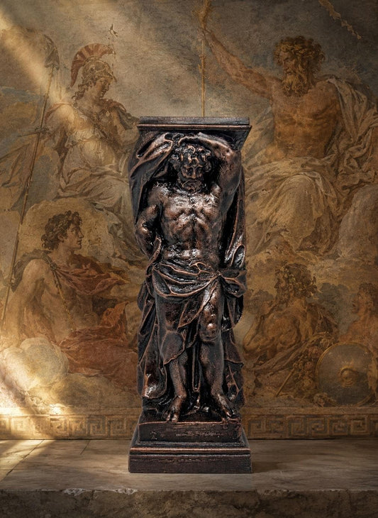 Atlas Titan Statue 11.4" (29 cm/290mm) Hand-Painted 3D Resin Sculpture Figure