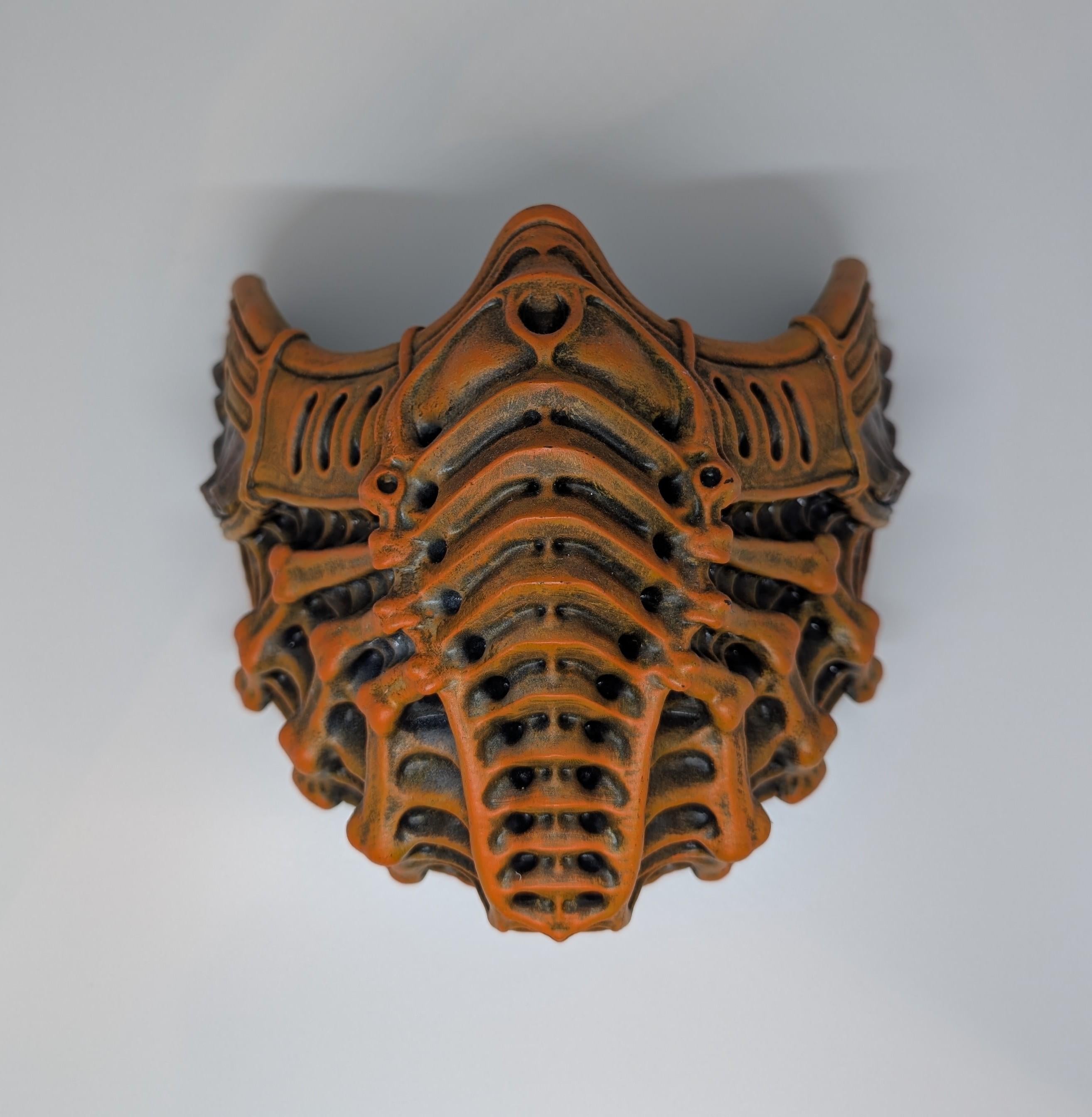 Biomechanical Alien Inspired Mask | 3D Printing Resin | UK Seller | Cosplay