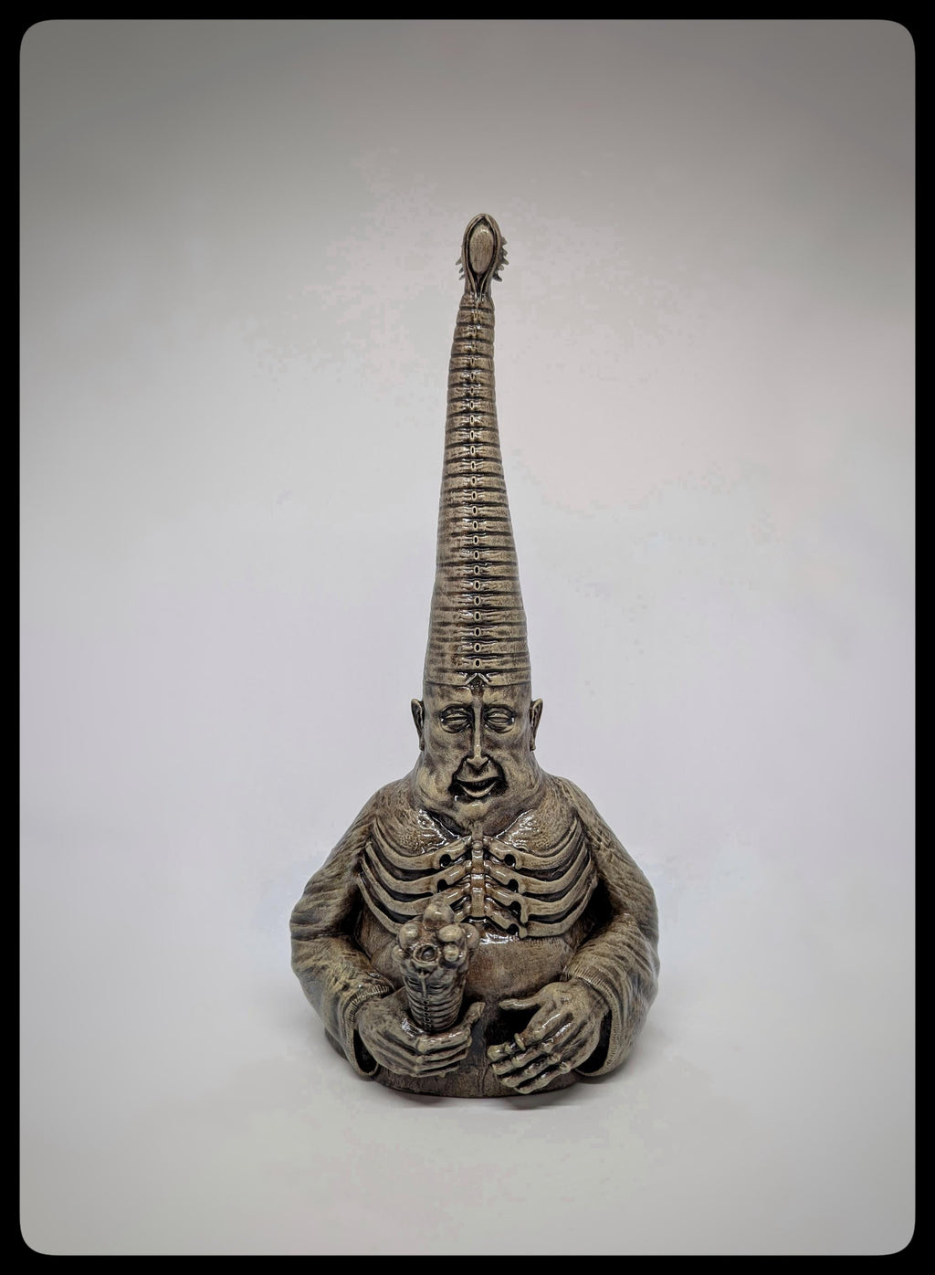Inspired by H.R. Giger A. Crowley 3D Resin Sculpture 11.8in (30 cm/300 mm)