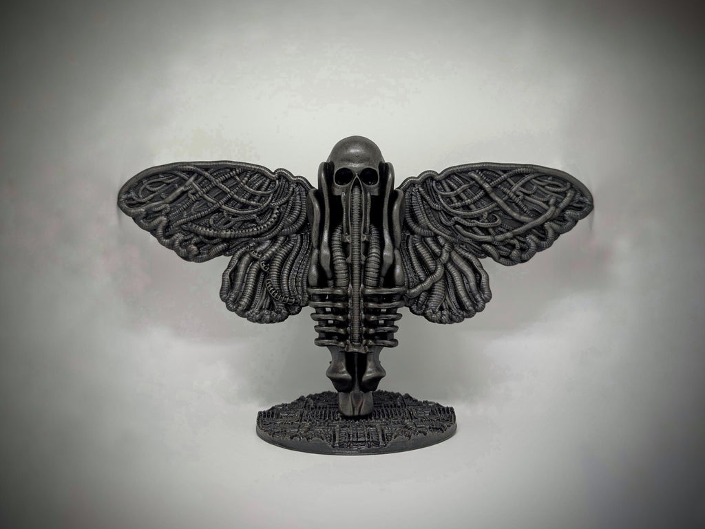 Inspired H.R. Giger - Death Moth / Width 15.3 in (39 cm / 390 mm) / Design Carlito Brigante