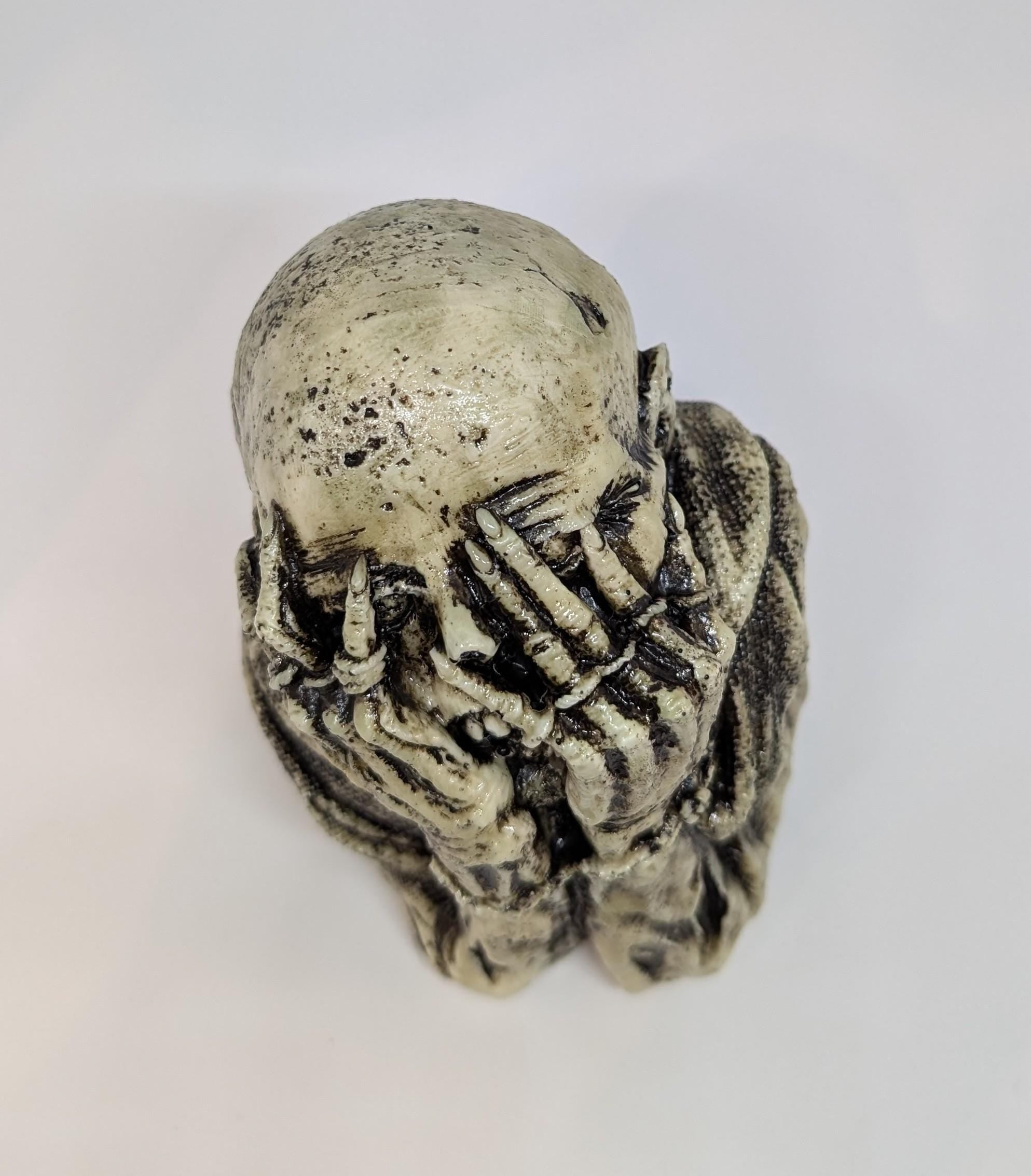Mummy Resin Cast Sculpture – 5.9in (15cm/150mm) Gothic Horror Decor