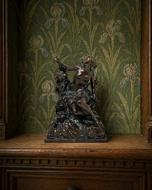 Andromeda and the Sea Monster 3D Resin Sculpture Height 6.1" (15.5 cm/155 mm)
