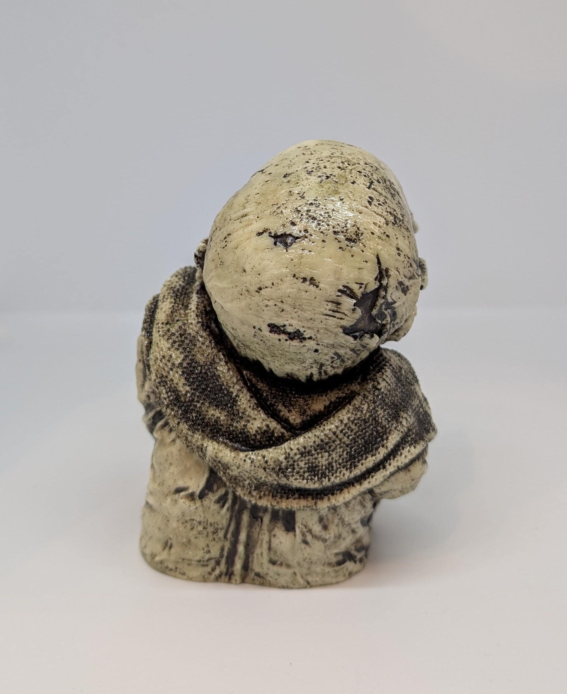 Mummy Resin Cast Sculpture – 5.9in (15cm/150mm) Gothic Horror Decor