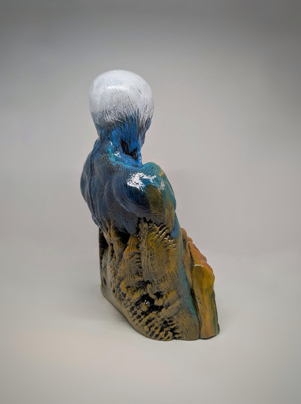 Inspired by Zdzisław Beksiński - A Man  - 3D Resin Sculpture 10.63 inches (27 cm)