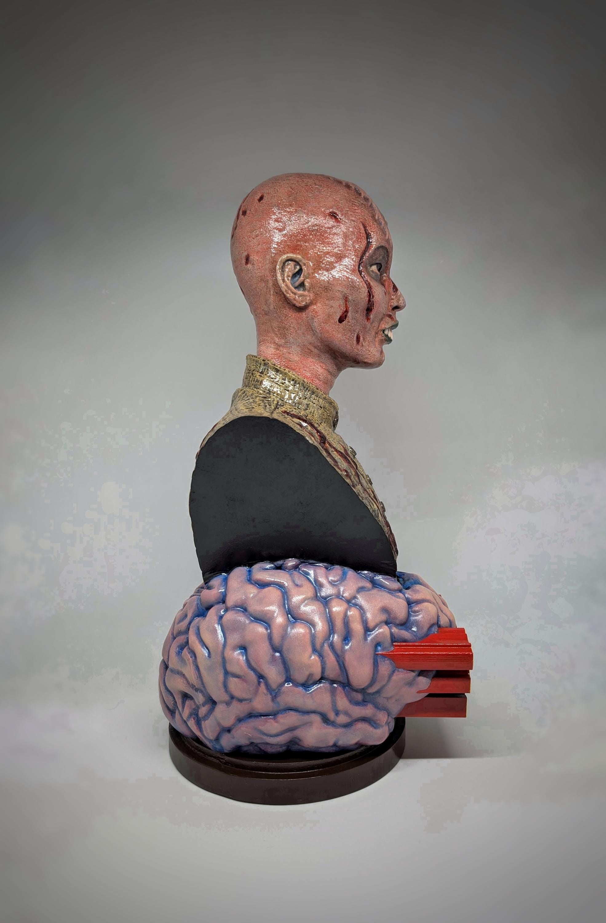 Zombie Holocaust Bust 14.8" (37.5 cm) Hand Painted Resin Horror Collectible
