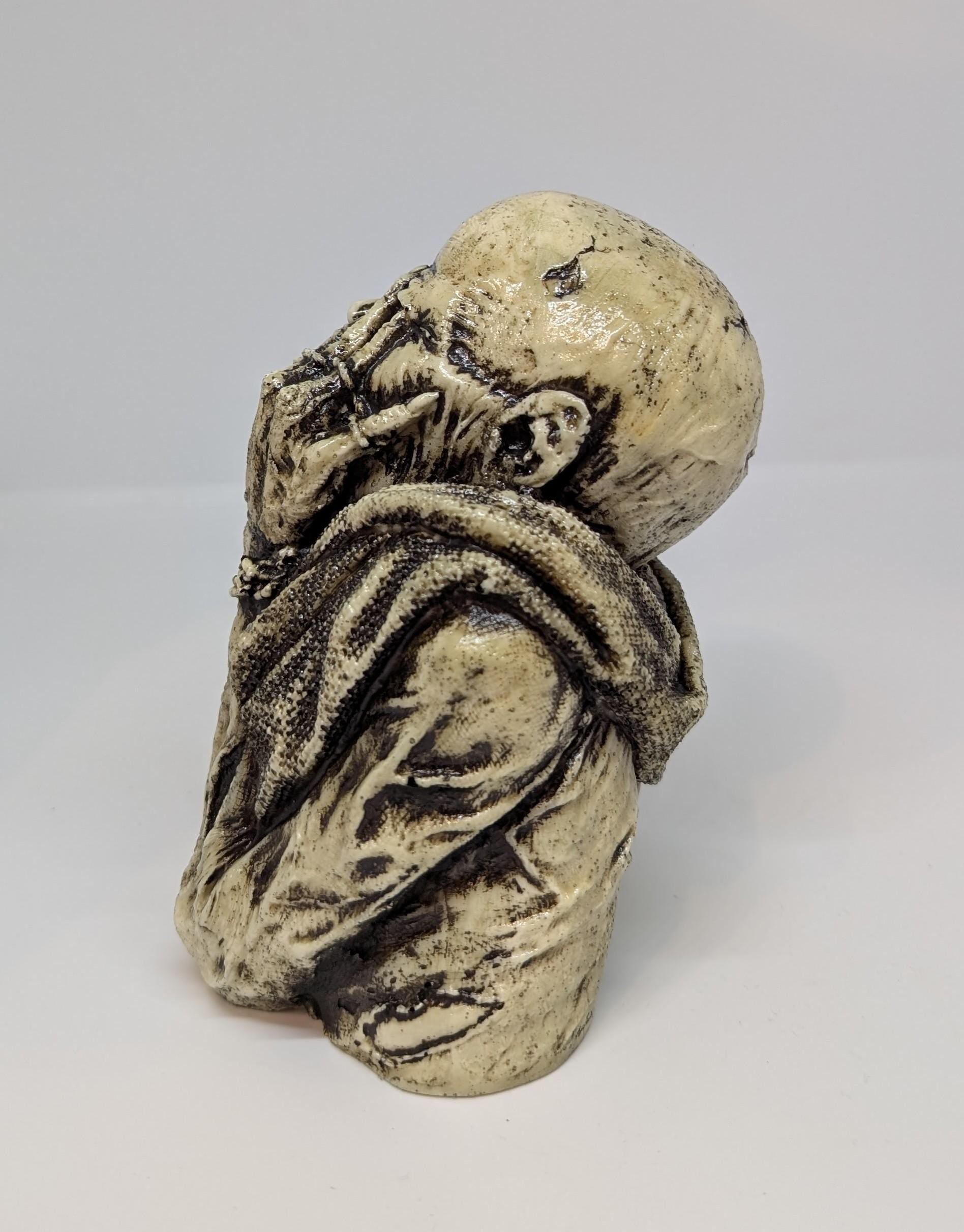 Mummy Resin Cast Sculpture – 5.9in (15cm/150mm) Gothic Horror Decor