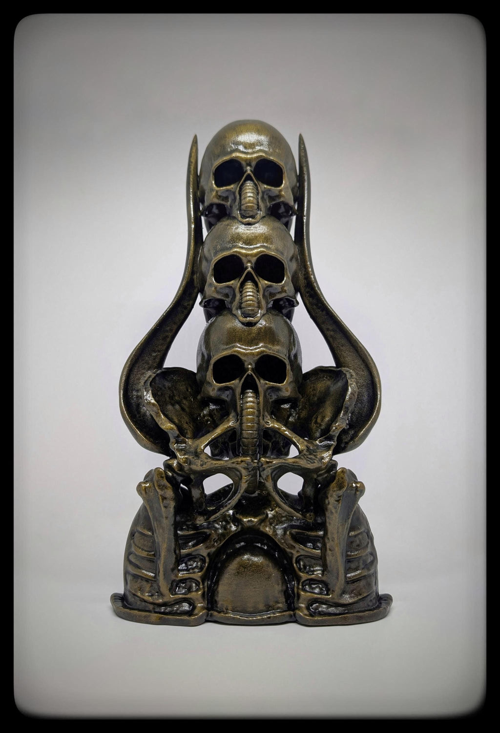 Inspired H.R. Giger - Harkonnen 3D resin ABS like 11.42" (29 cm / 290 mm)