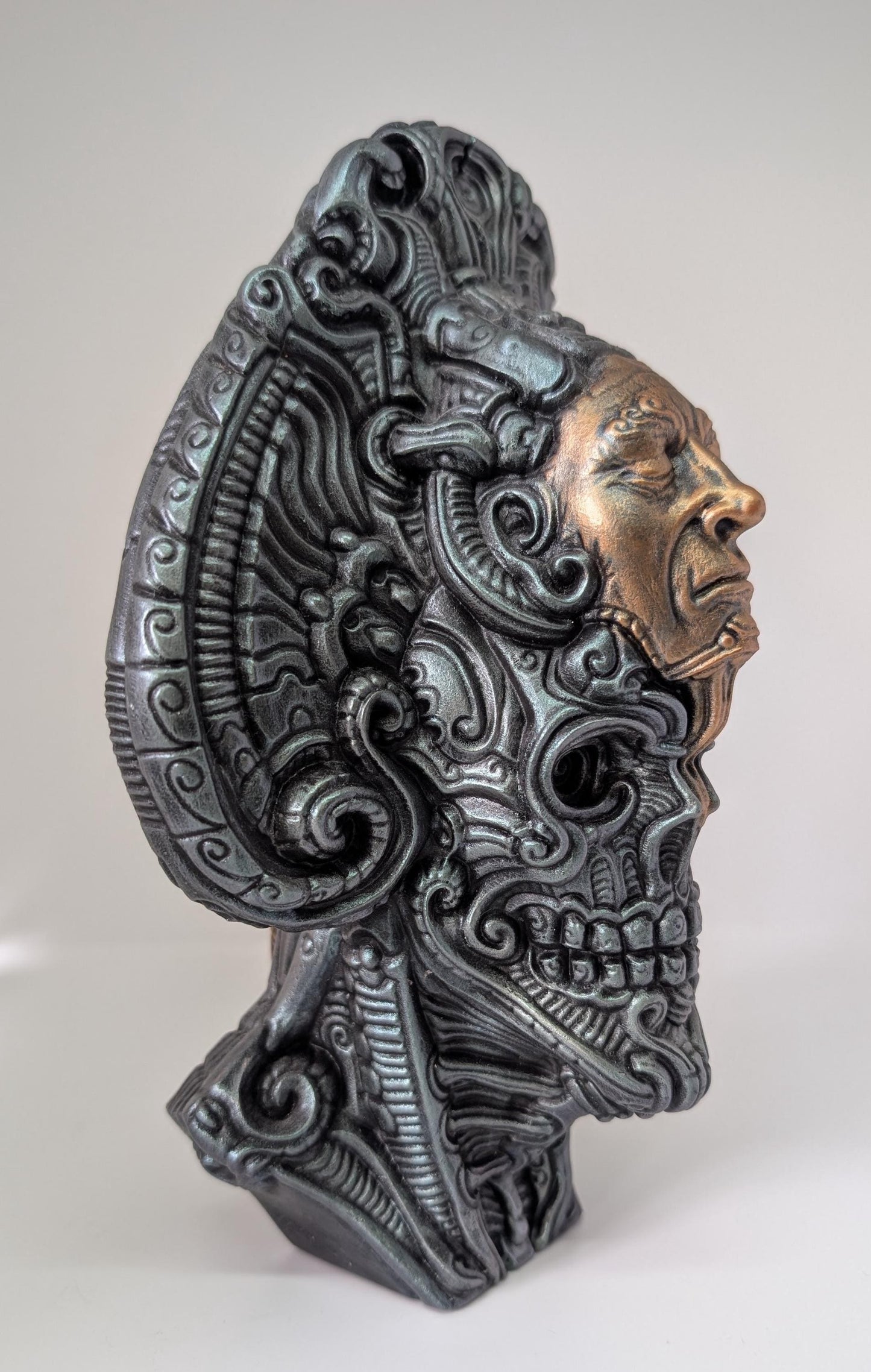 Avatar of a Dead Emperor – design Zane Rogers – 9.4in (24 cm / 240 mm) – Hand-Painted 3D Resin Sculpture
