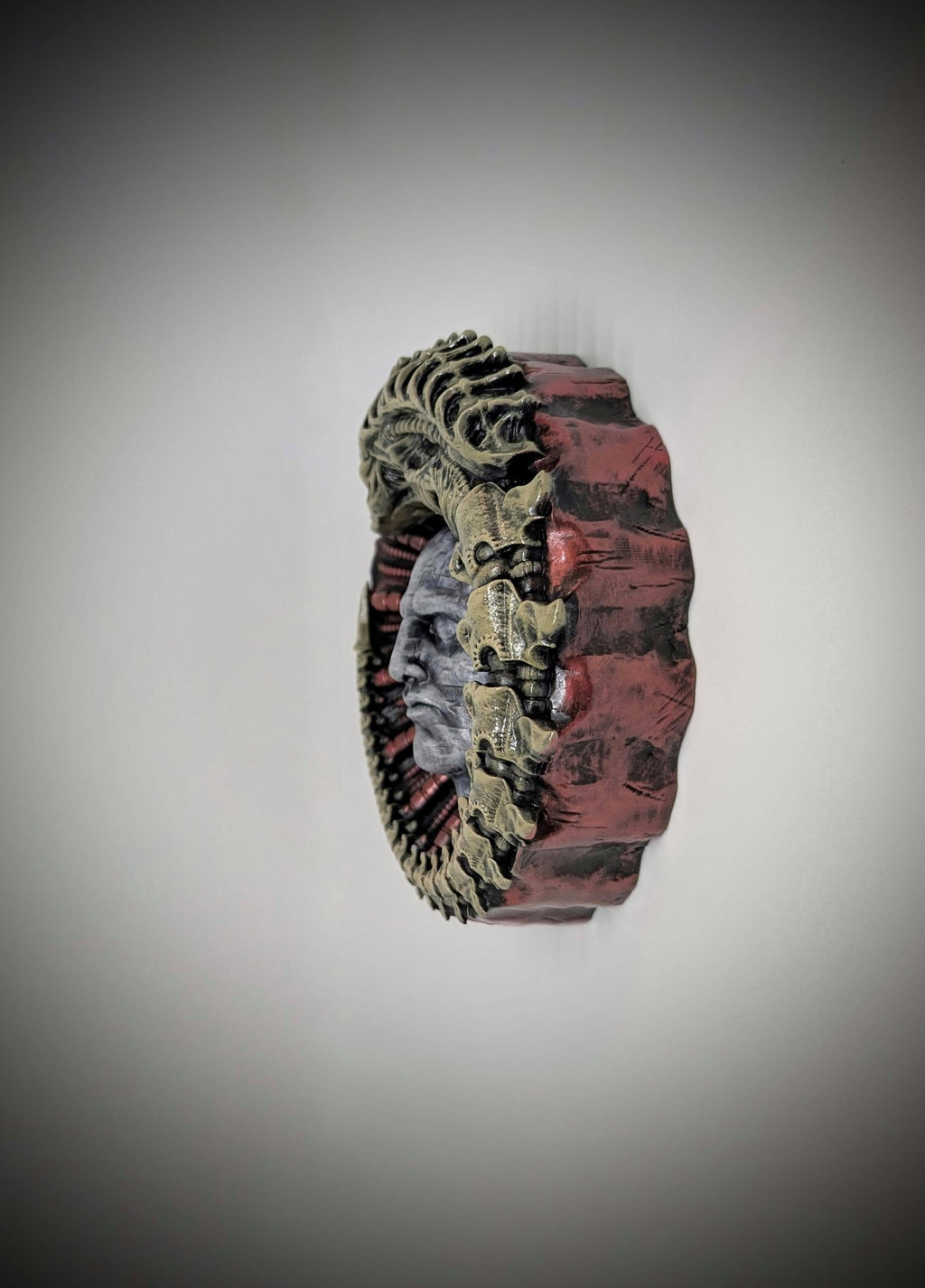 Inspired H.R.Giher Alien Prometheus 3D Resin Wall Sculpture /6.1"(15.5cm/155mm)