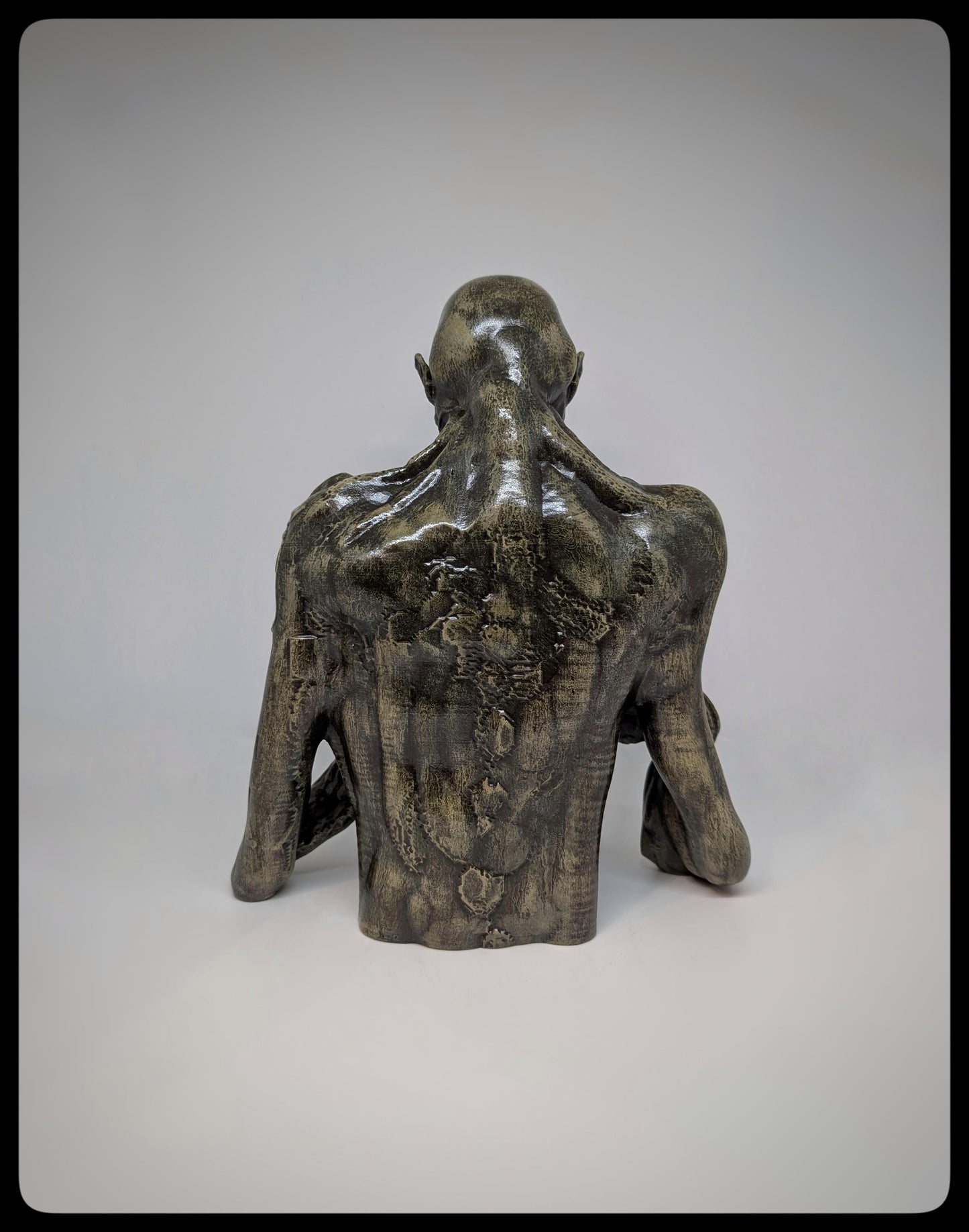Inspired Zbigniew Beksiński - The Trumpeter Figurine /3D Resin 10.2"(26cm/260mm)