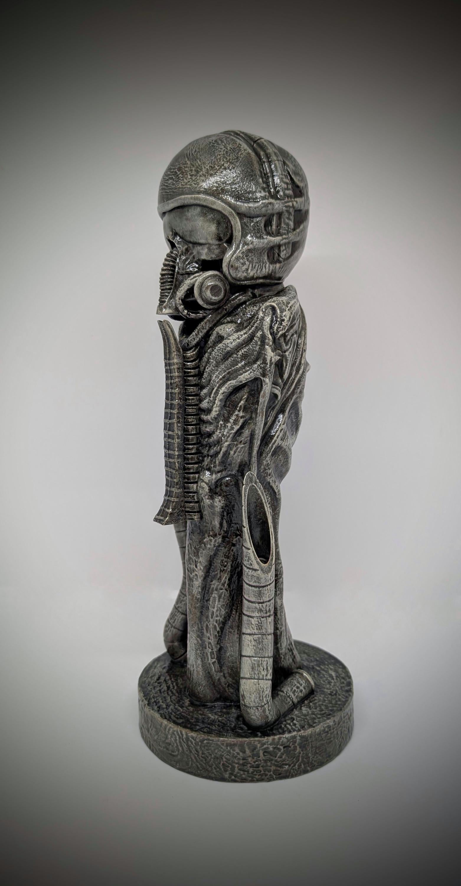 Inspired by H.R. Giger – Pilot 3D Resin Figure 12in (30.5cm /305mm) Design by Carlito Brigante